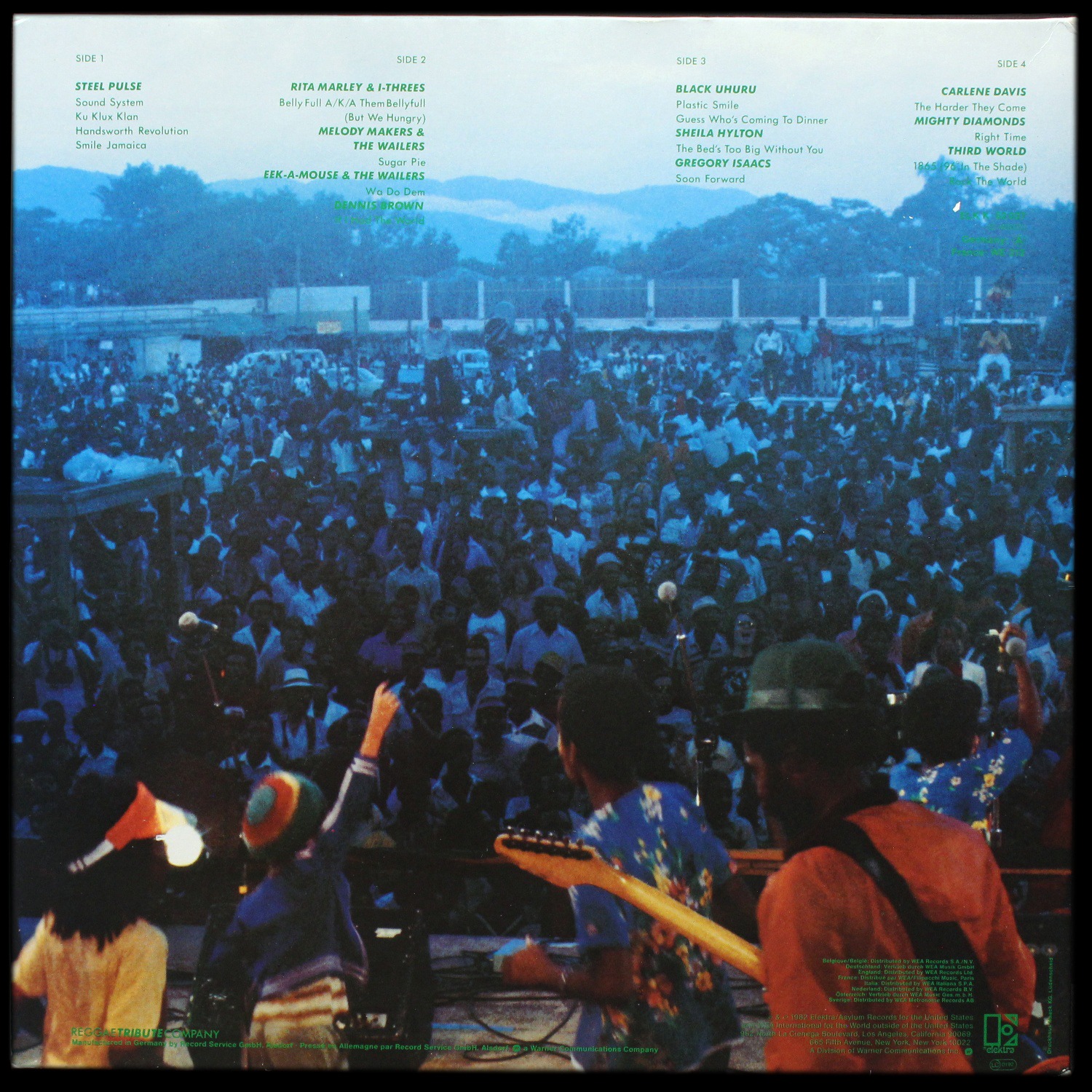 LP V/A — Reggae Sunsplash '81 (A Tribute To Bob Marley) (2LP) фото 2