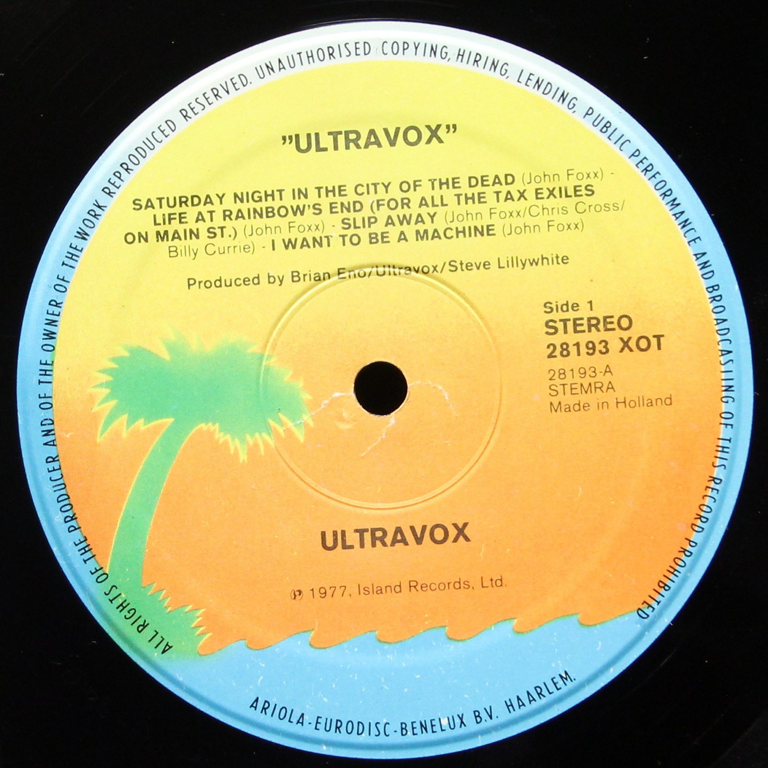 LP Ultravox — Ultravox! фото 3