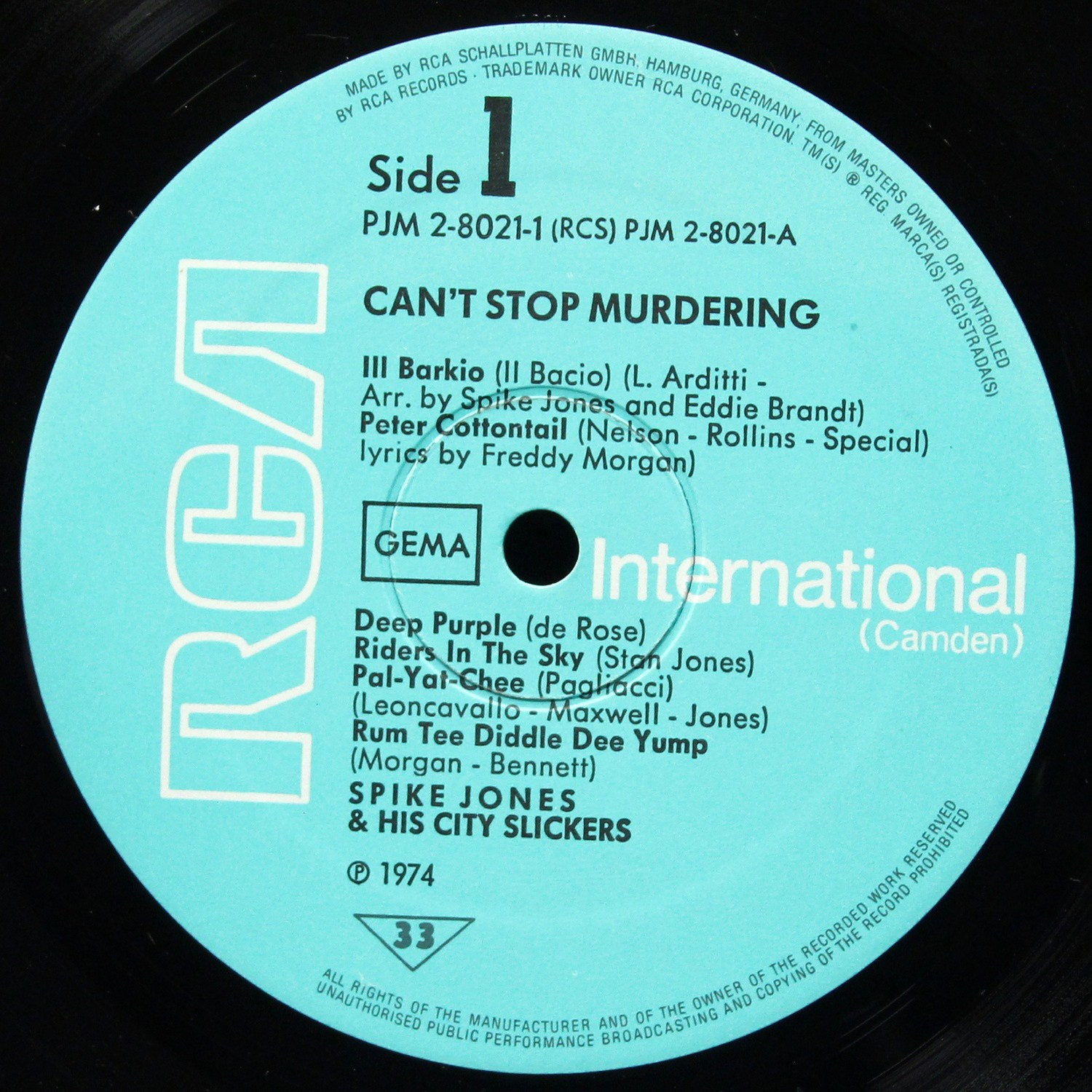 LP Spike Jones — Can't Stop Murdering (Vol. 3) (2LP) фото 2