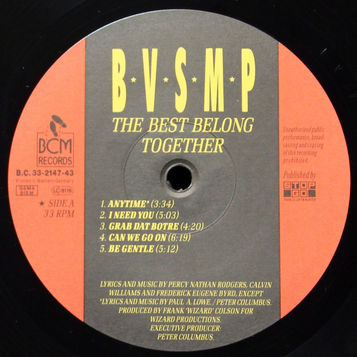 LP B.V.S.M.P. — Best Belong Together фото 2