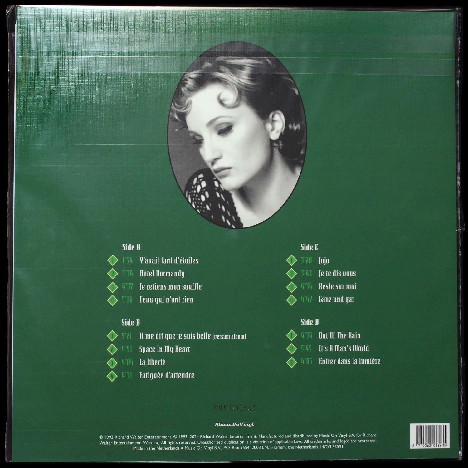 LP Patricia Kaas — Je Te Dis Vous (2LP,  цветной винил) фото 2