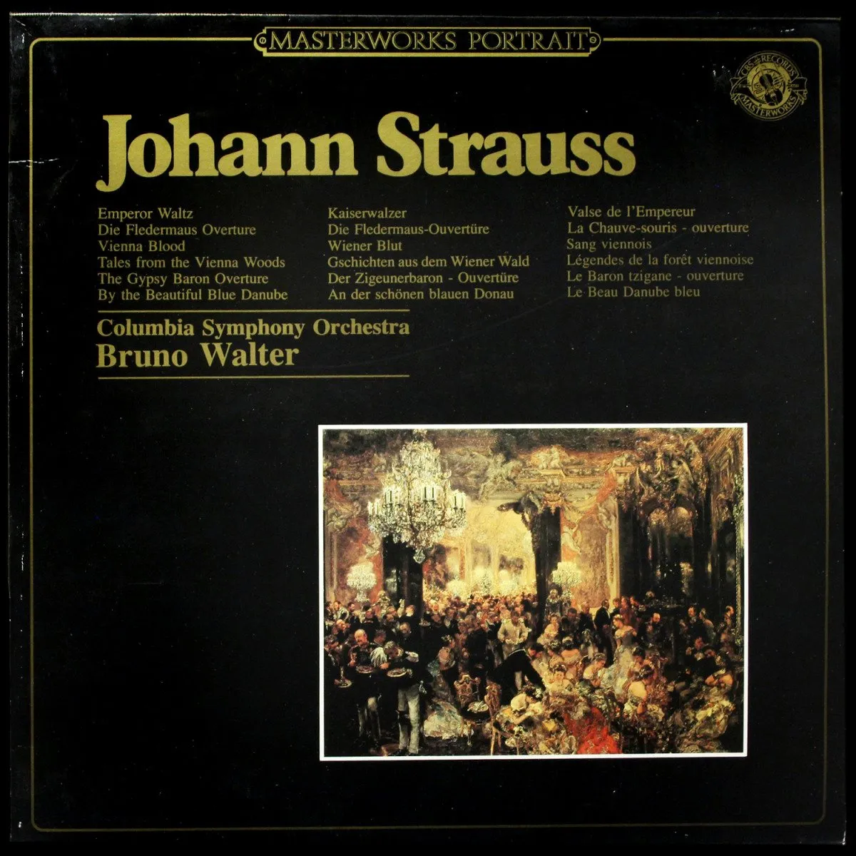 LP Bruno Walter — Johann Strauss Jr. (моно) фото