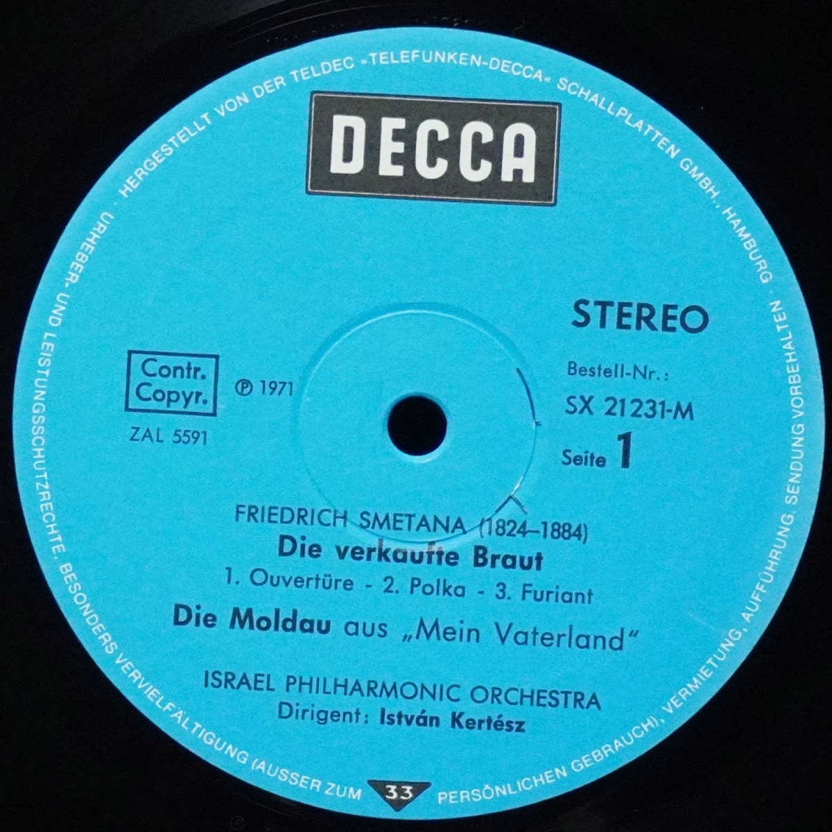 LP Istvan Kertesz — Musik Aus Bohmen фото 2