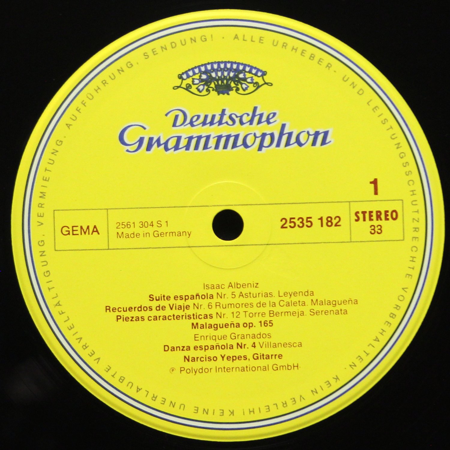 LP Narciso Yepes — Spanische Gitarrenmusik фото 2