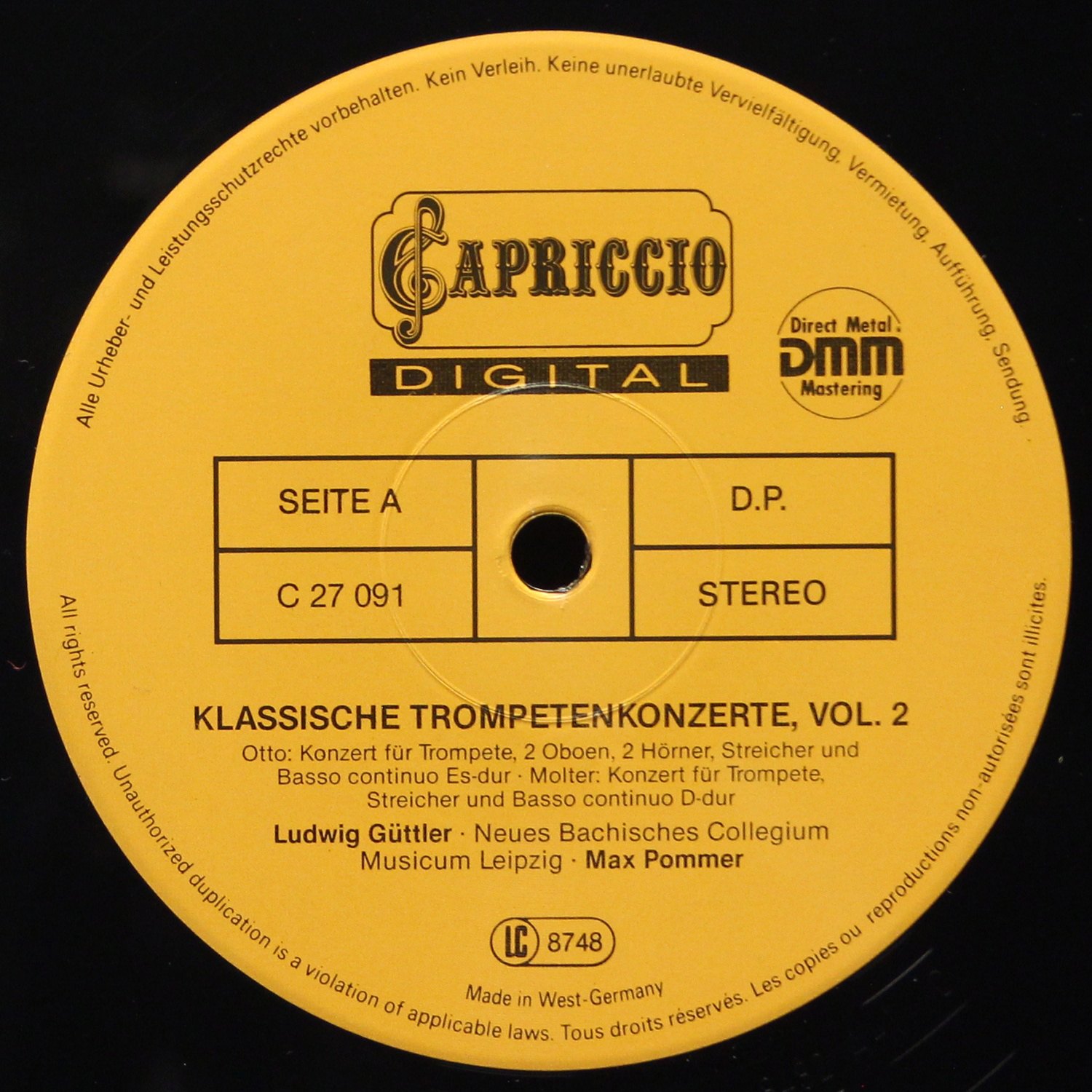 LP Ludwig Guttler — Klassische Trompetenkonzerte фото 3