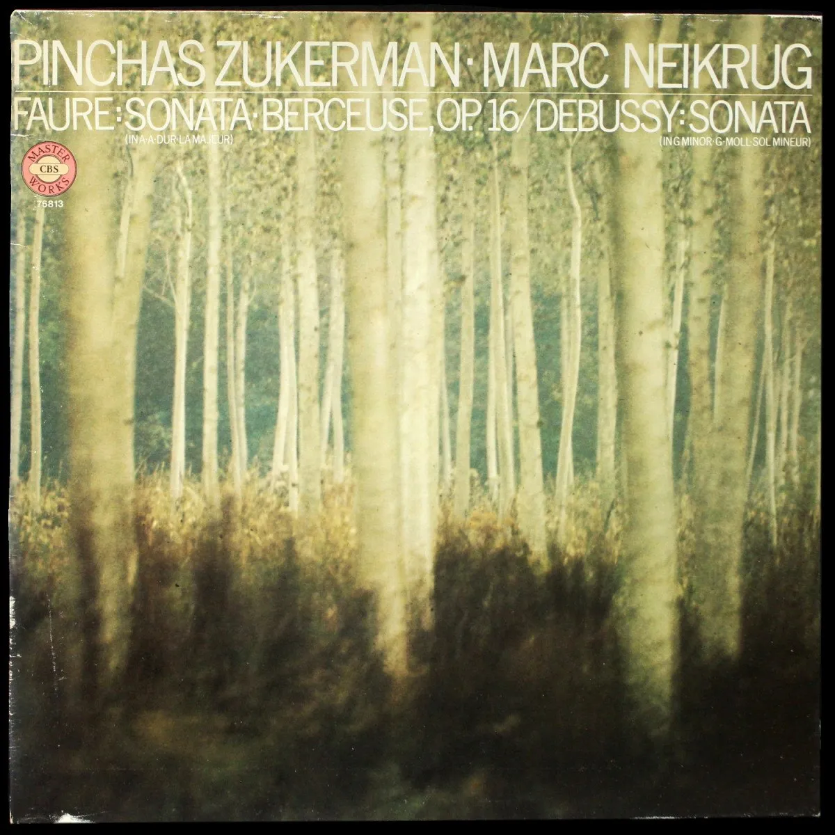 LP Pinchas Zukerman — Sonata Berceuse Op. 16 / Sonata фото