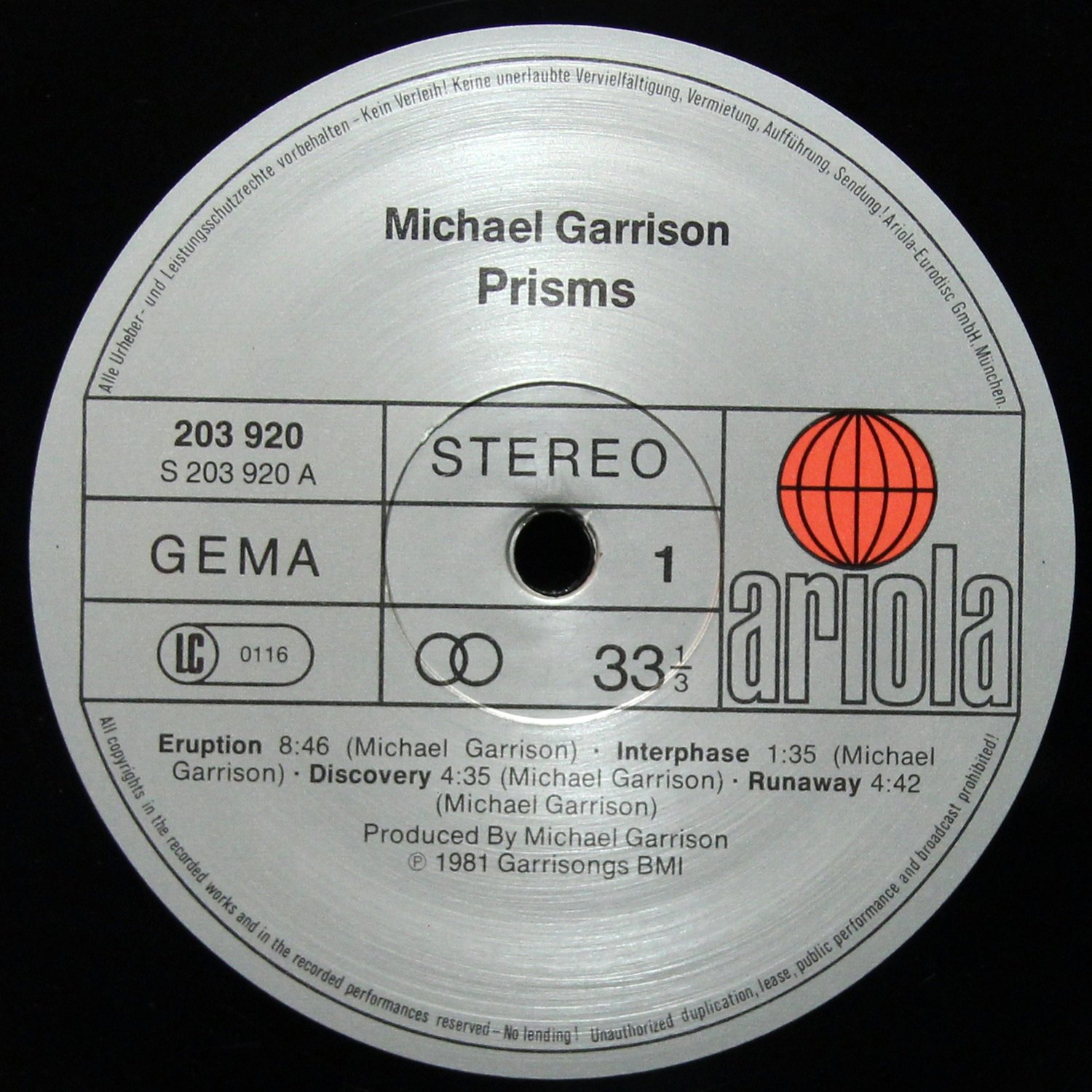 LP Michael Garrison — Prisms фото 2