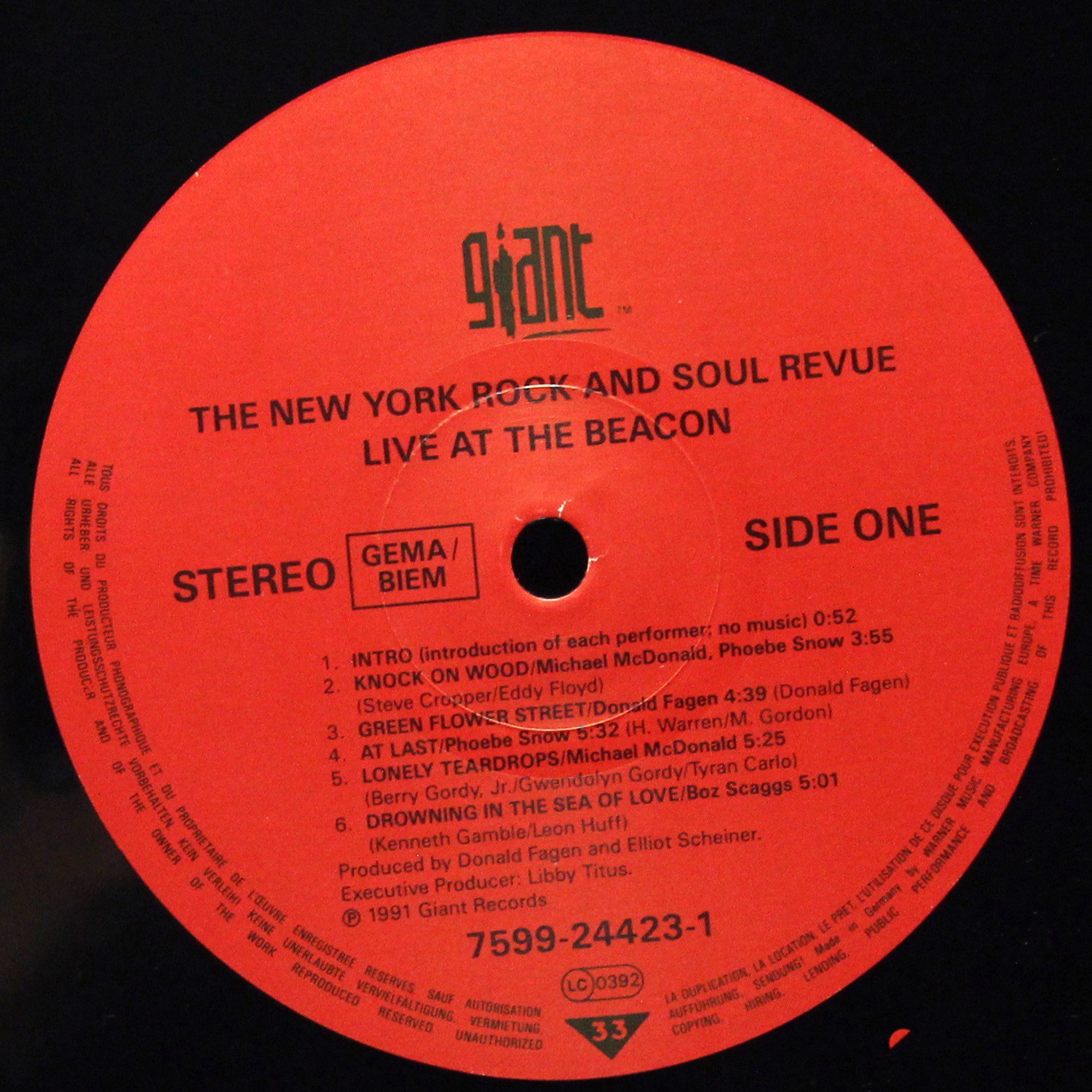 LP New York Rock And Soul Revue — Live At The Beacon фото 3