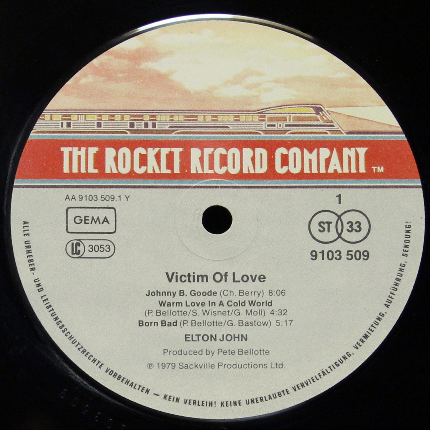 LP Elton John — Victim Of Love фото 2