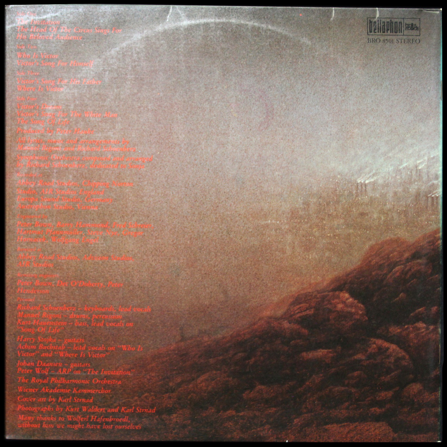 LP Manuel Rigoni — Victor (2LP,  + буклет) фото 3