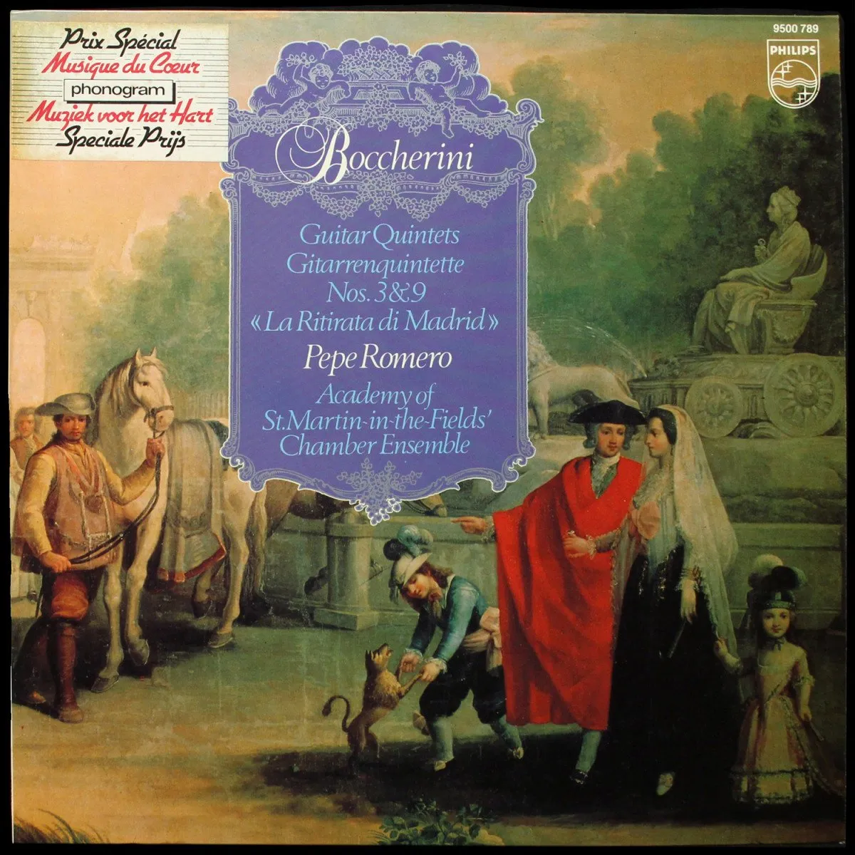 LP Pepe Romero — Boccherini: Guitar Quintets = Gitarrenquintette Nos. 3 & 9 «La Ritirata Di Madrid» фото