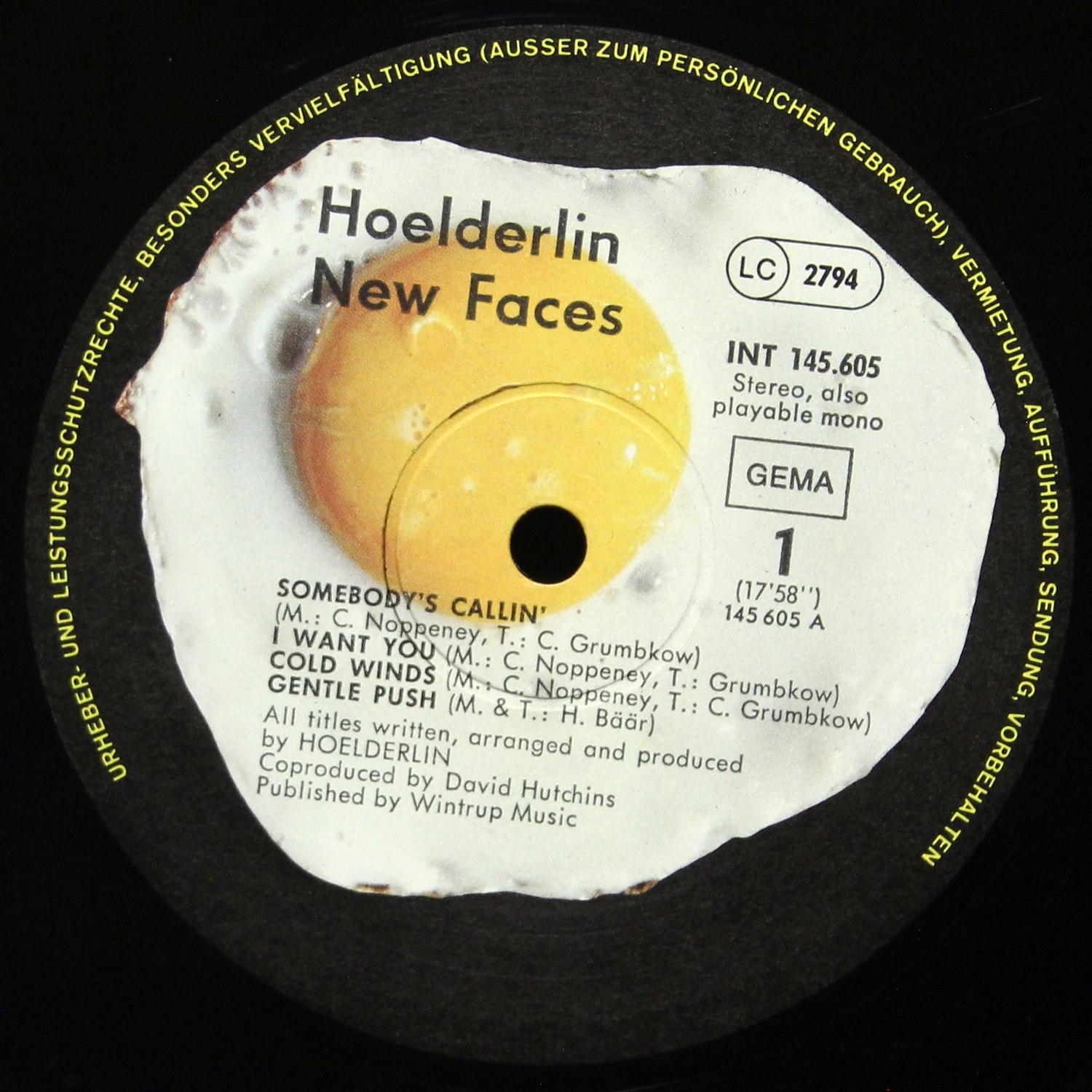 LP Hoelderlin — New Faces фото 2