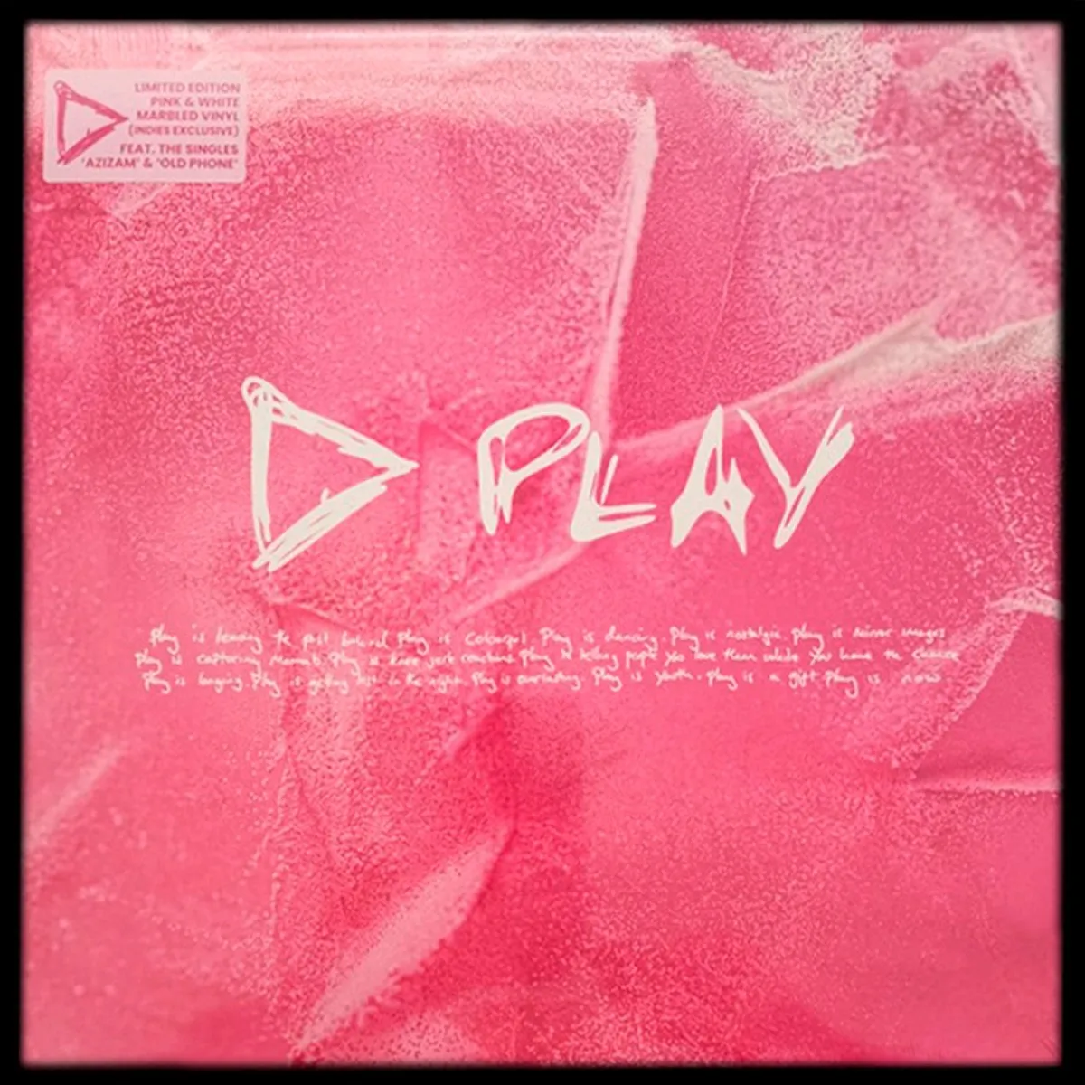 LP Ed Sheeran — Play (pink & white marbled vinyl) фото