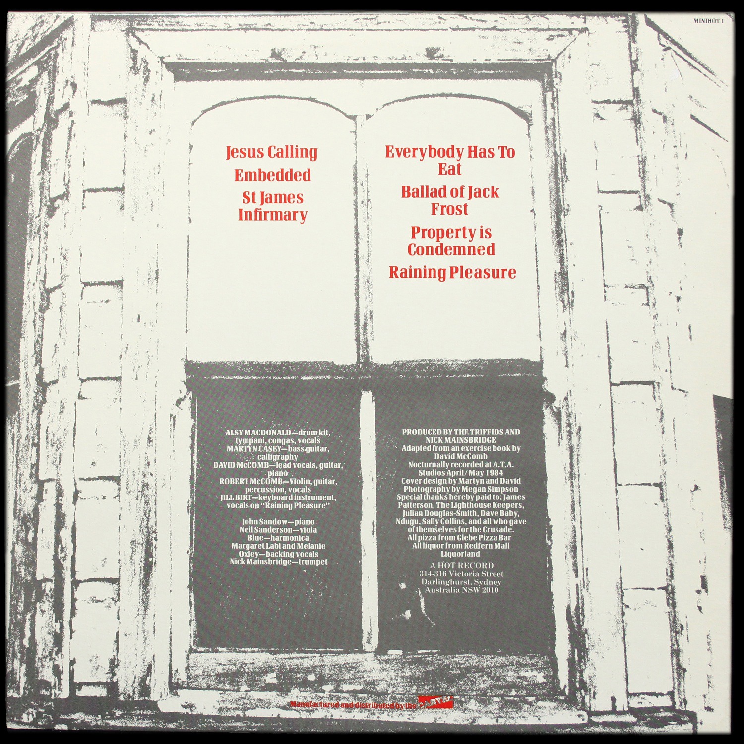 LP Triffids — Raining Pleasure (макси сингл) фото 2