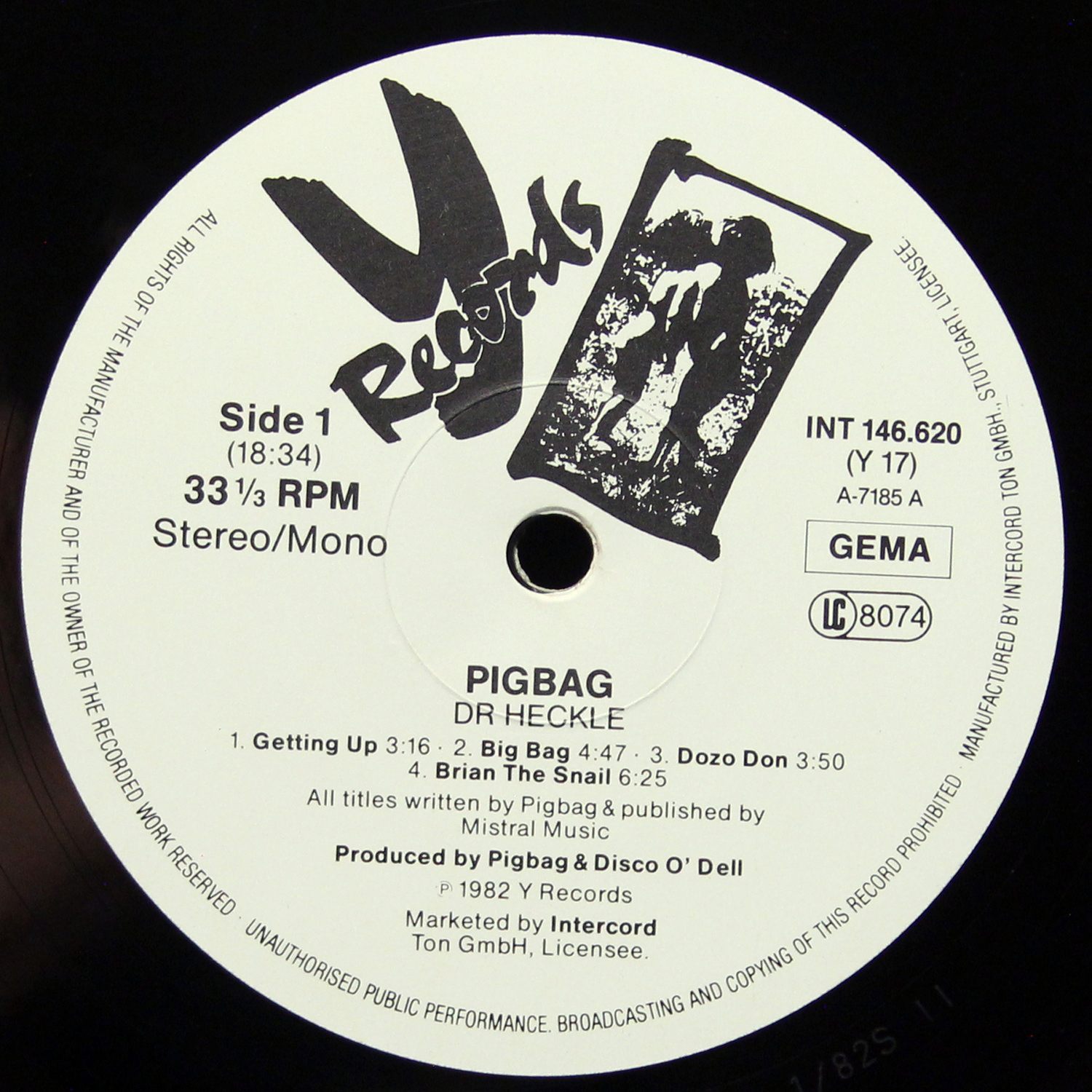 LP Pigbag — Dr Heckle And Mr Jive (моно) фото 2