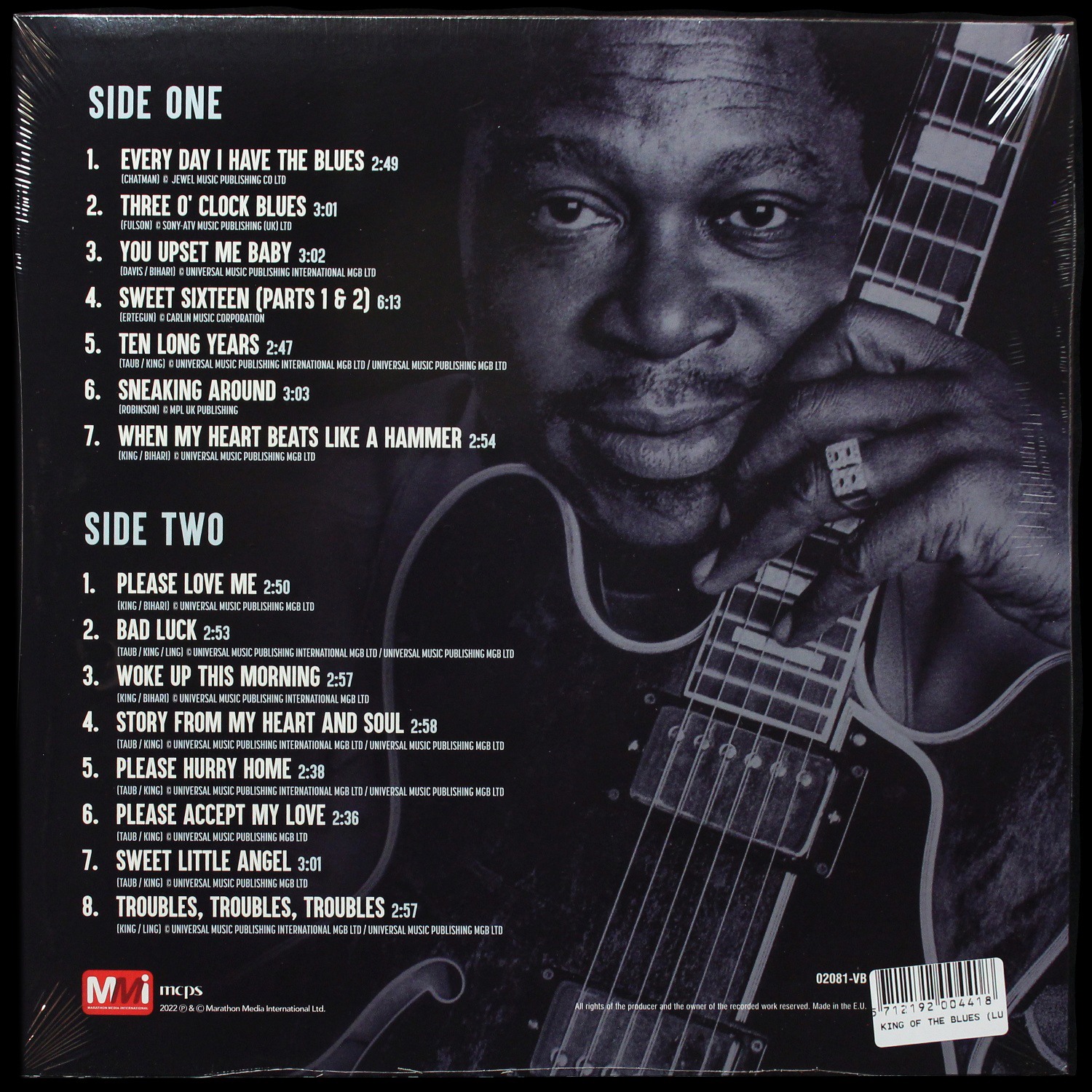 LP B.B. King — King Of The Blues (цветной винил) фото 2