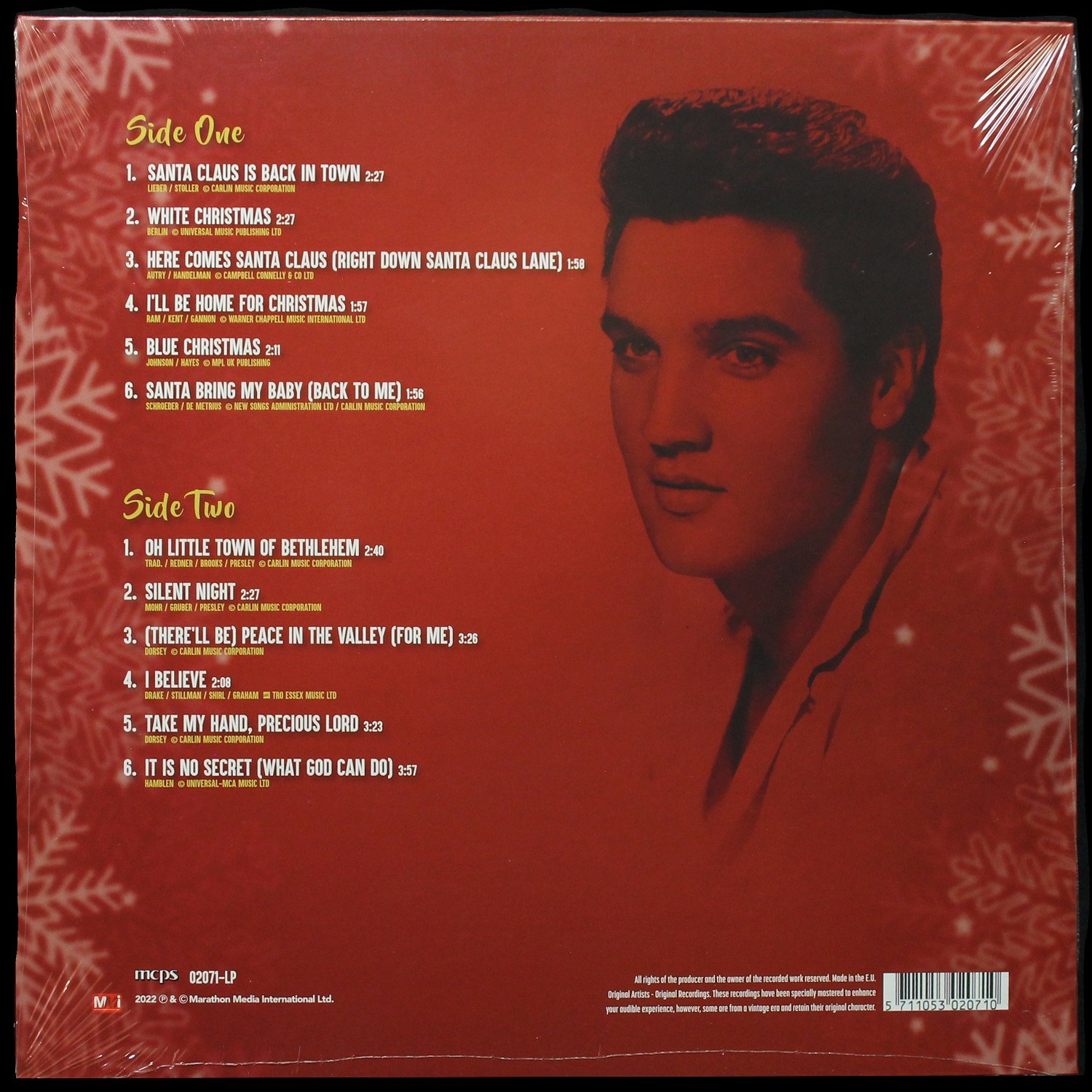 LP Elvis Presley — Elvis Christmas Album фото 2