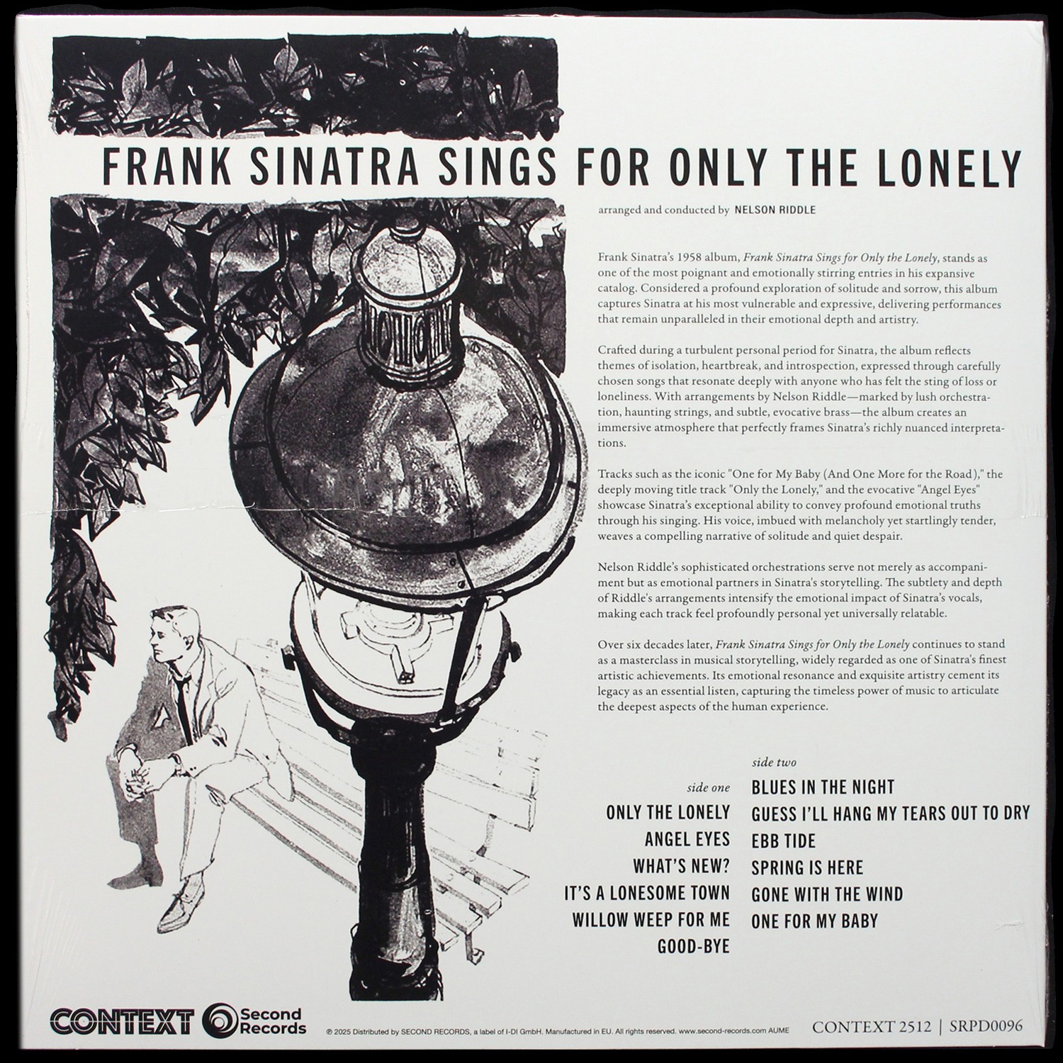 LP Frank Sinatra — Sings For Only The Lonley фото 2