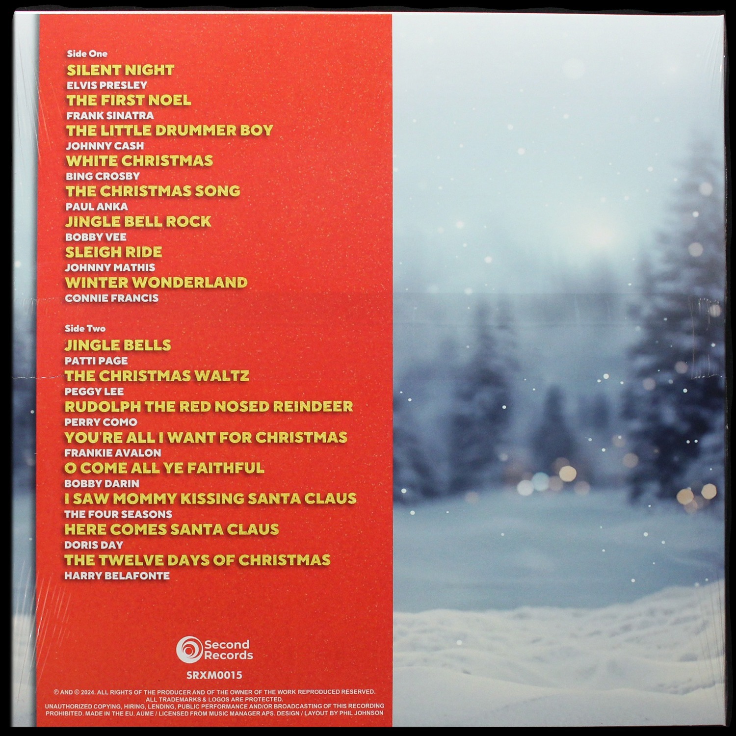 LP V/A — All Time Christmas Favourites (цветной винил) фото 2