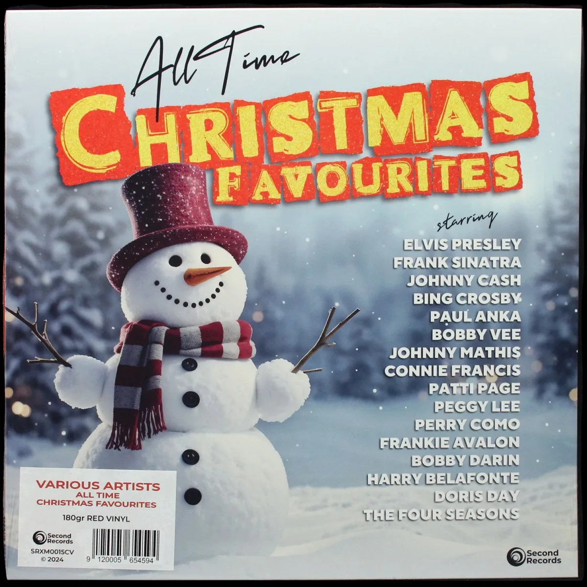 LP V/A — All Time Christmas Favourites (цветной винил) фото