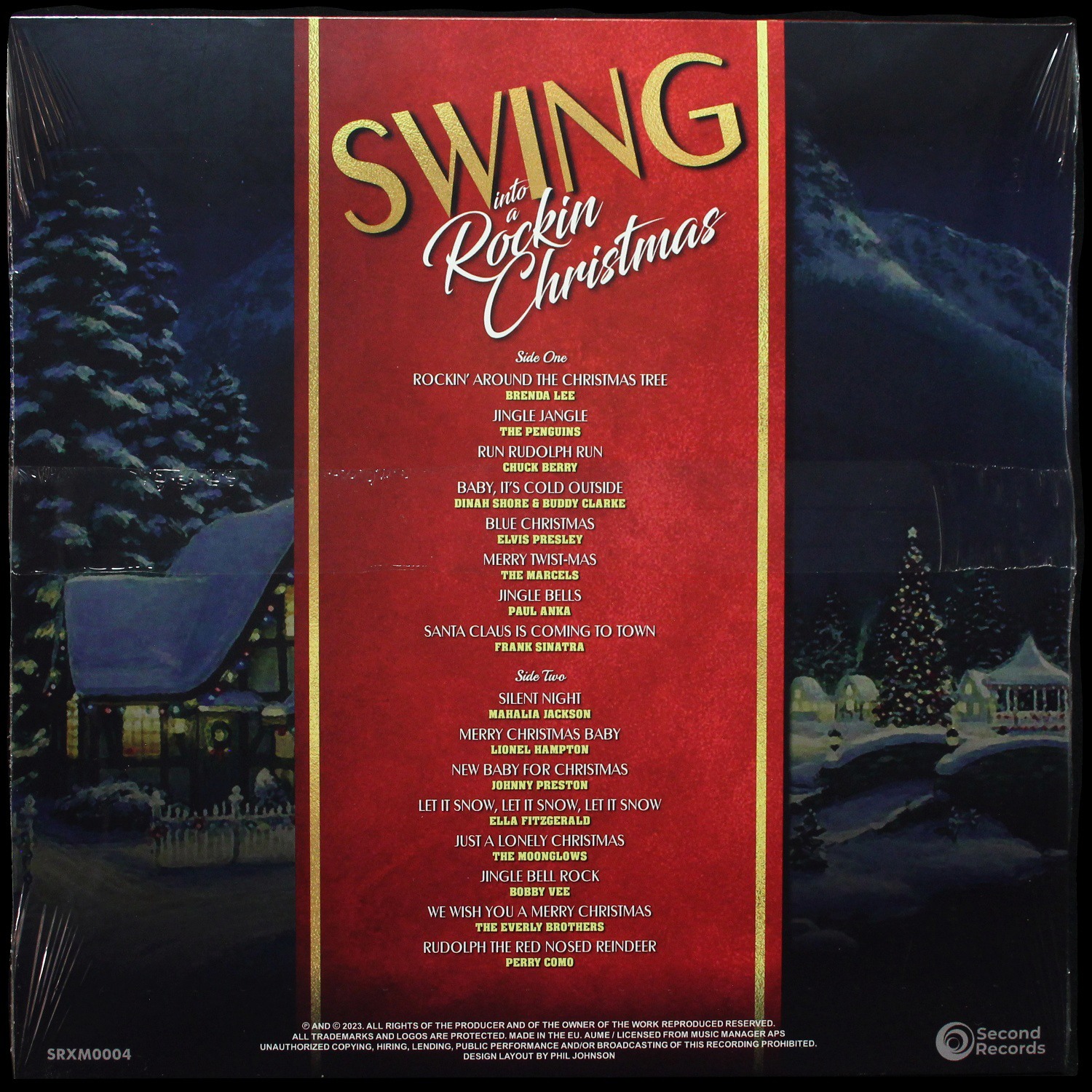 LP V/A — Swing Into A Rockin Christmas (цветной винил) фото 2