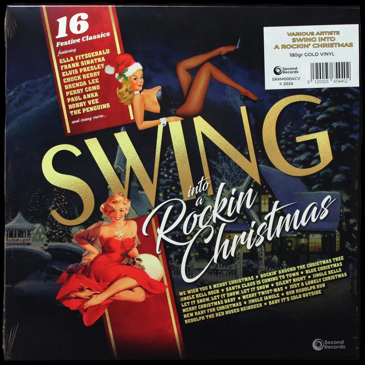 LP V/A — Swing Into A Rockin Christmas (цветной винил) фото