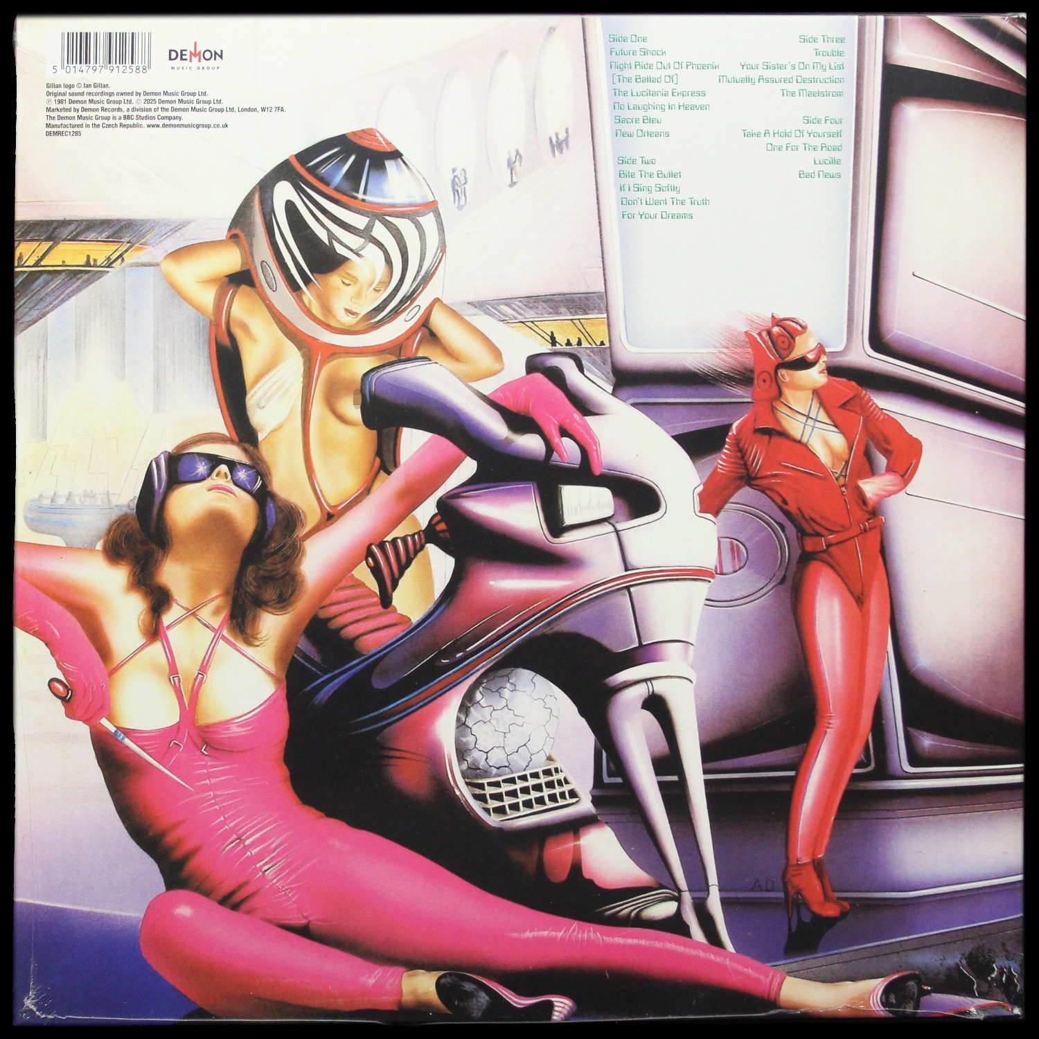 LP Gillan — Future Shock (2LP,  цветной винил,  + буклет) фото 2