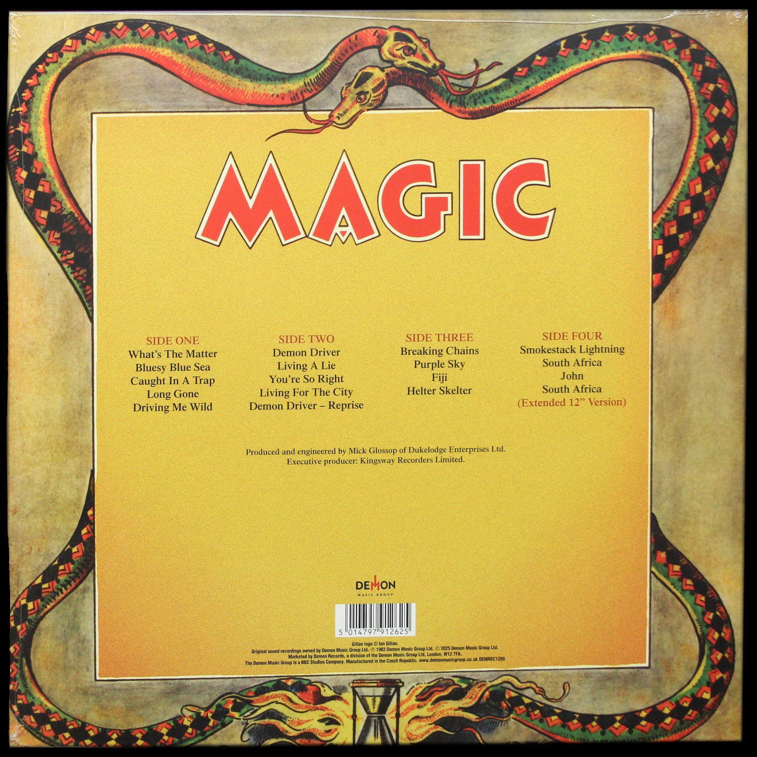LP Gillan — Magic (2LP,  цветной винил,  , EP (мини-альбом)) фото 2