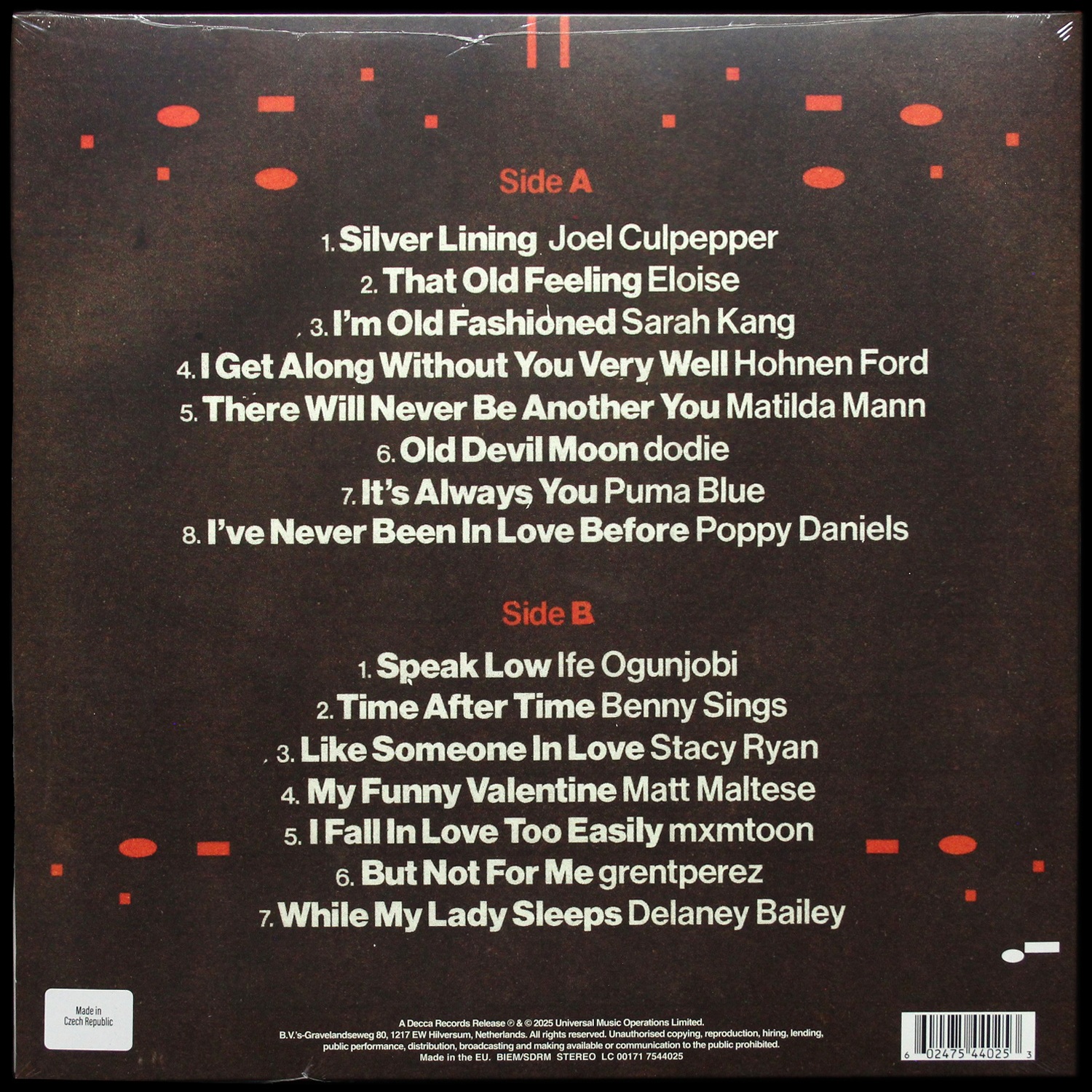 LP V/A — Chet Baker Re:imagined (цветной винил) фото 2