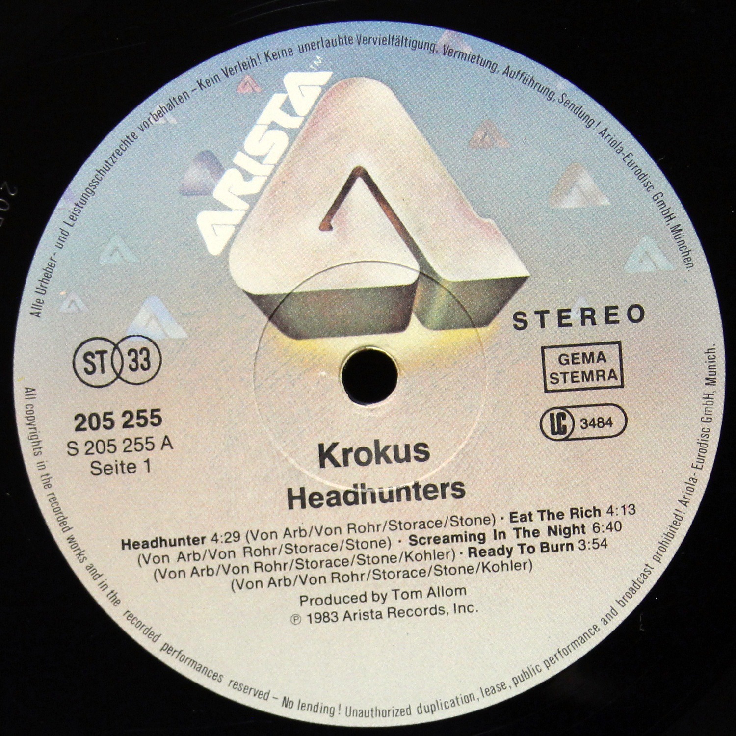 LP Krokus — Headhunter фото 3