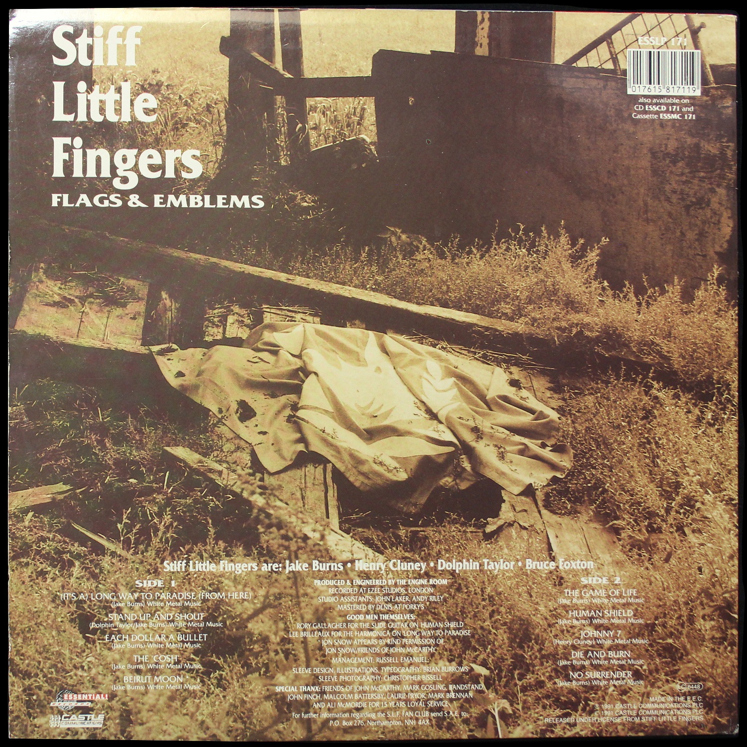 LP Stiff Little Fingers — Flags & Emblems фото 2