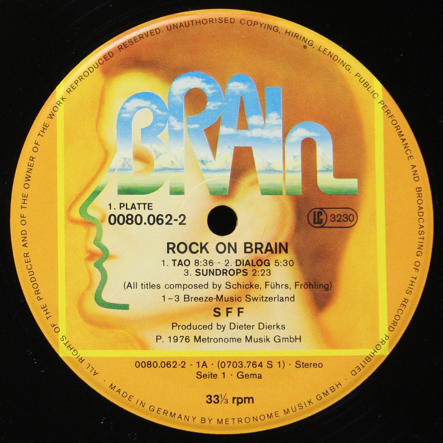 LP SFF — Rock On Brain (2LP) фото 3