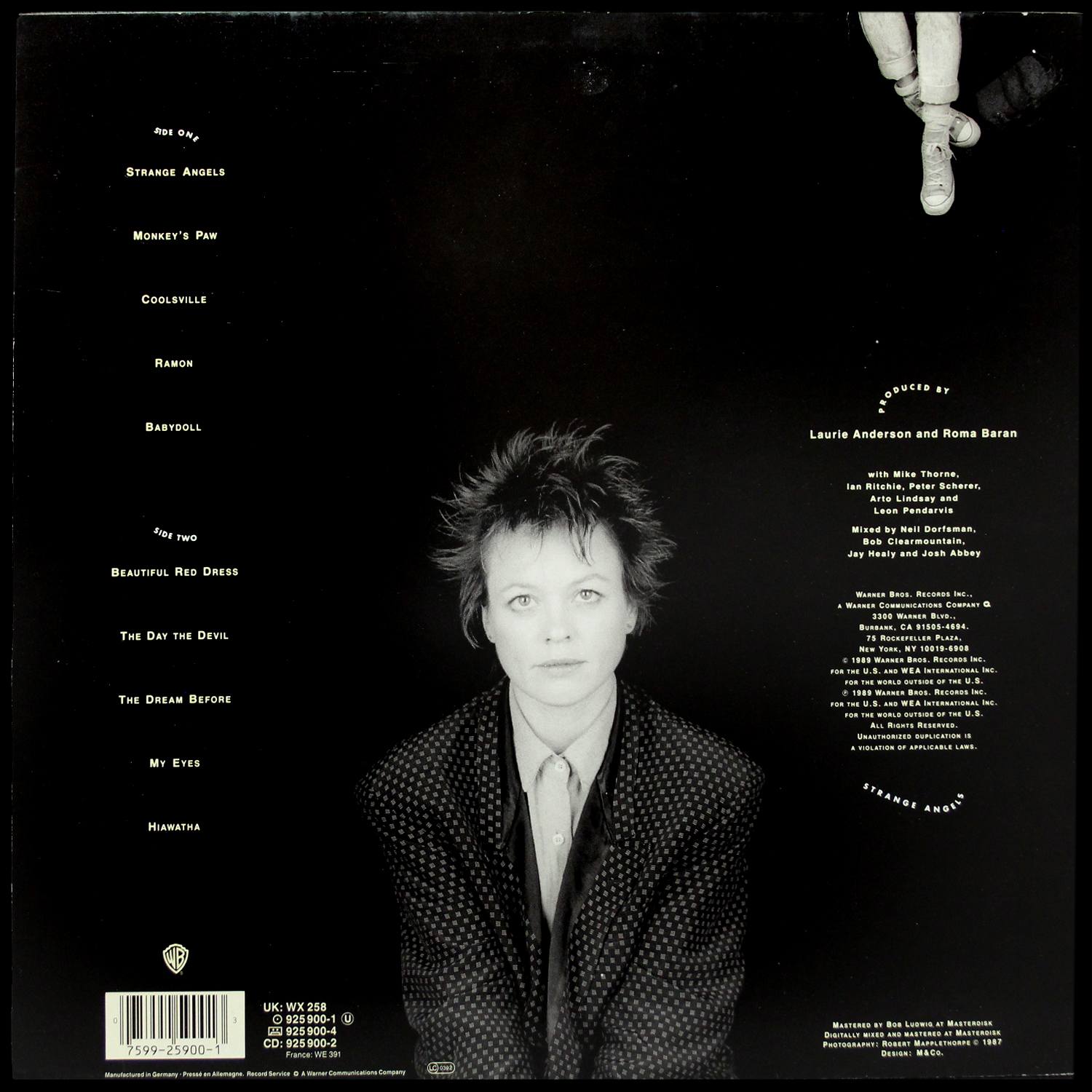 LP Laurie Anderson — Strange Angels фото 2