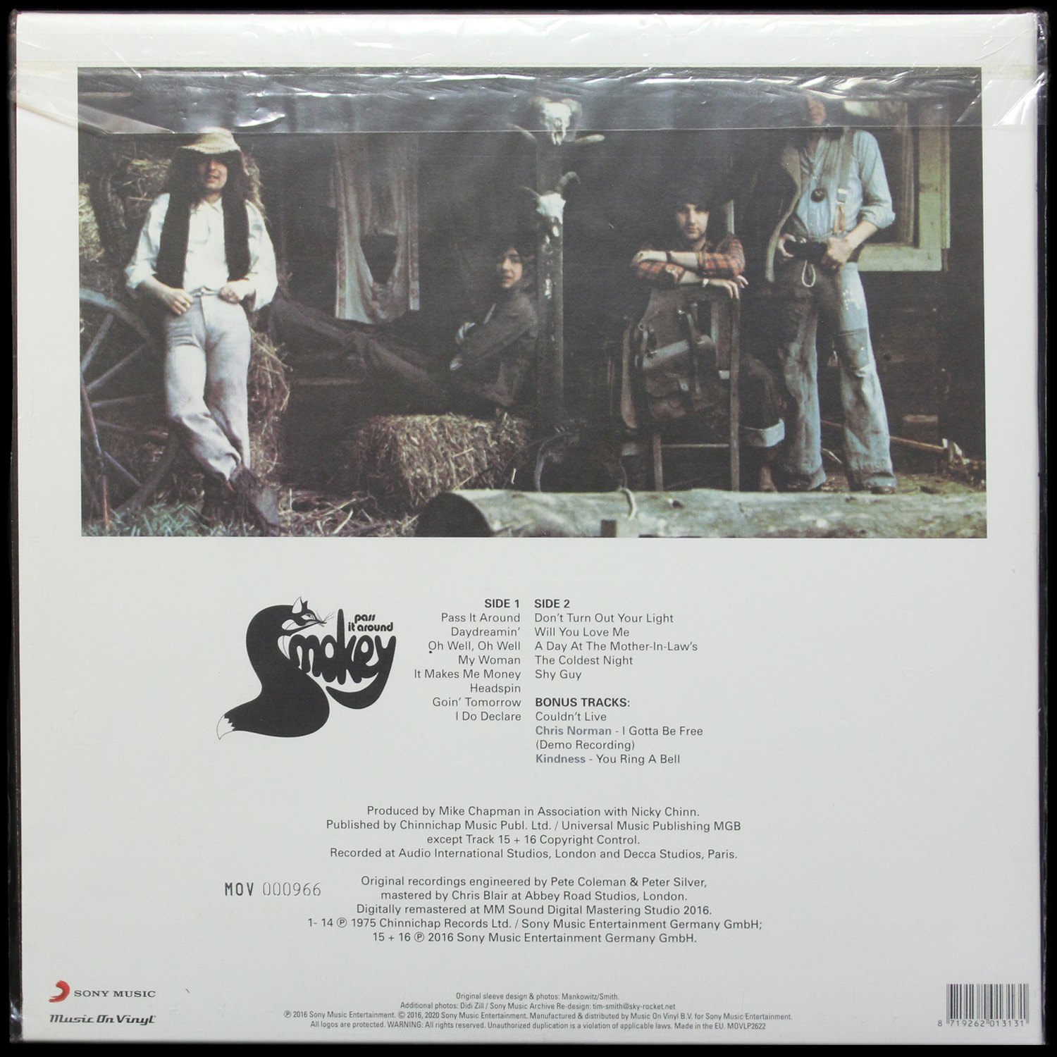 LP Smokie — Pass It Around (цветной винил) фото 2