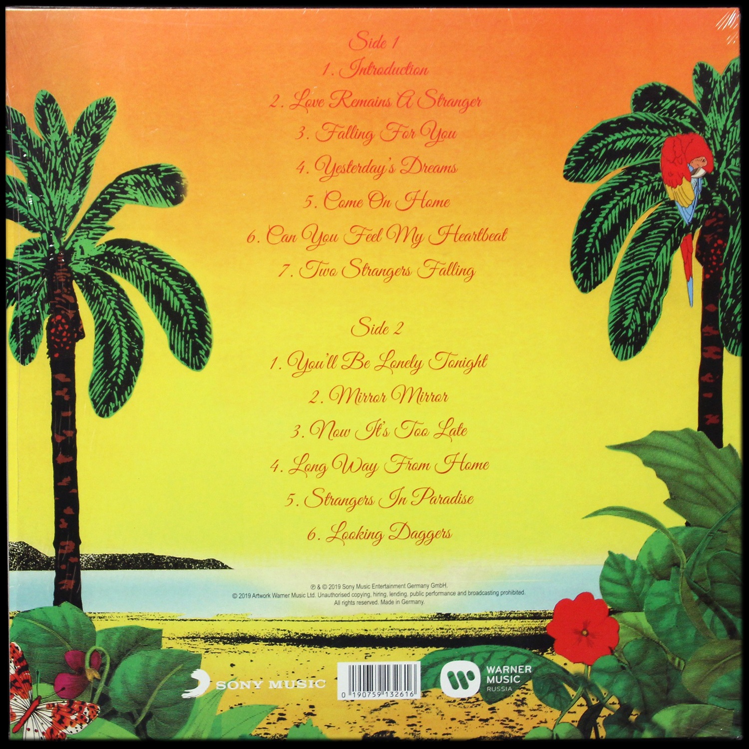 LP Smokie — Strangers In Paradise (цветной винил) фото 2