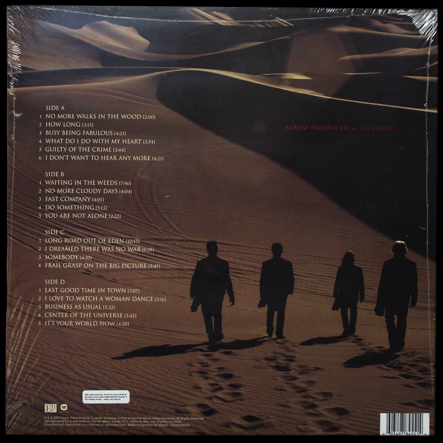 LP Eagles — Long Road Out Of Eden (2LP) фото 2