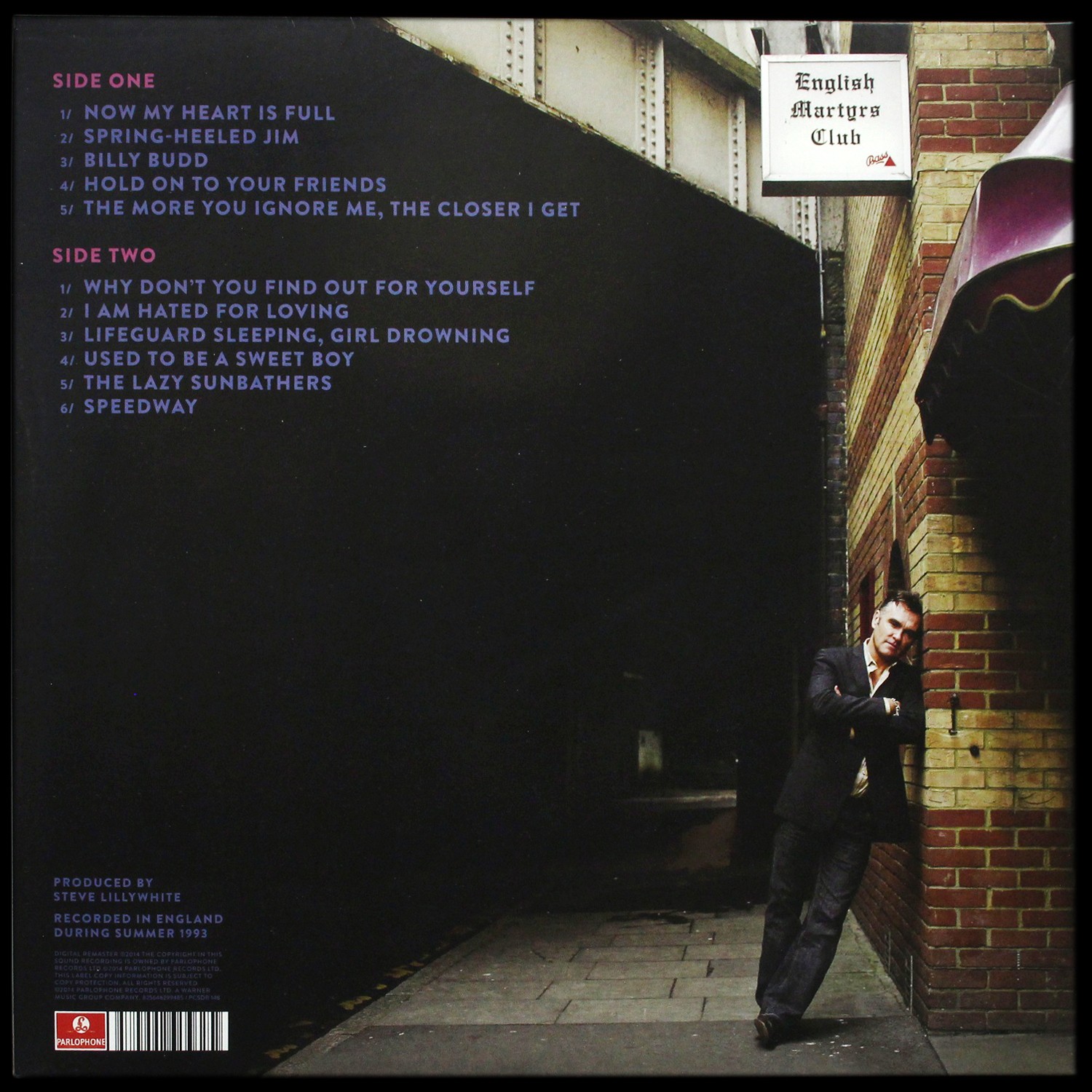 LP Morrissey — Vauxhall And I фото 2