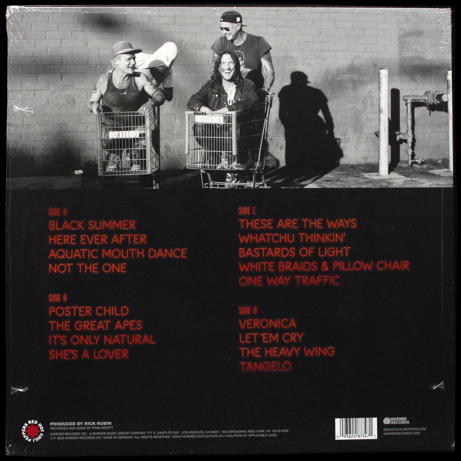 LP Red Hot Chili Peppers — Unlimited Love (2LP, clear vinyl) фото 2