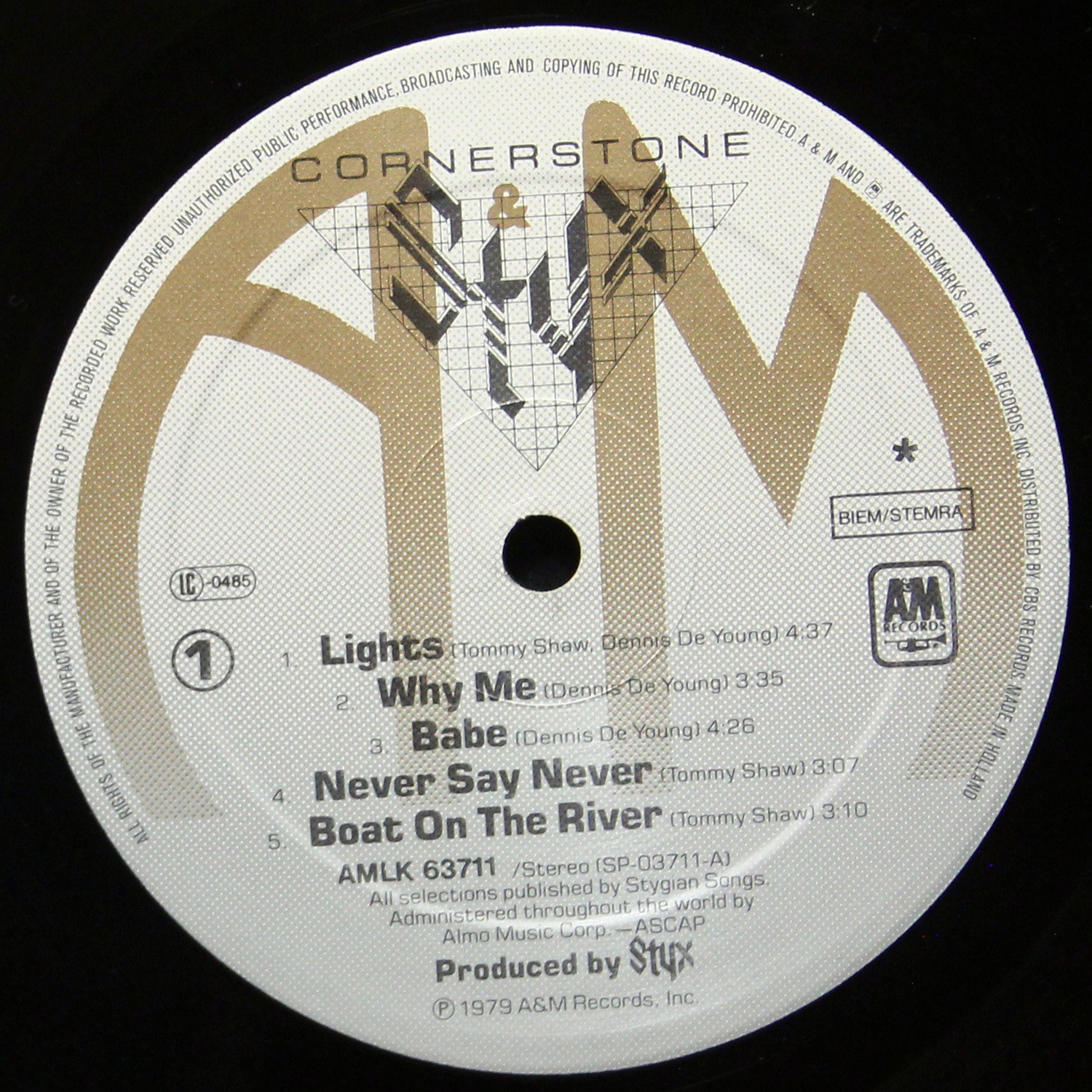 LP Styx — Cornerstone фото 3