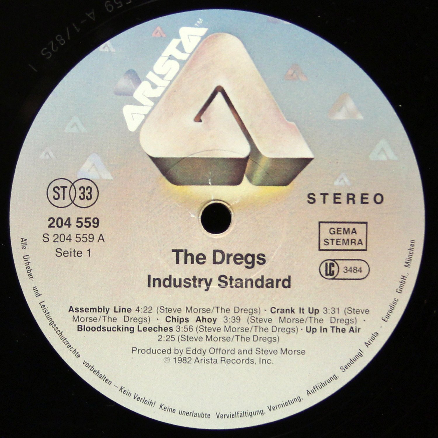 LP Dregs — Industry Standard фото 2