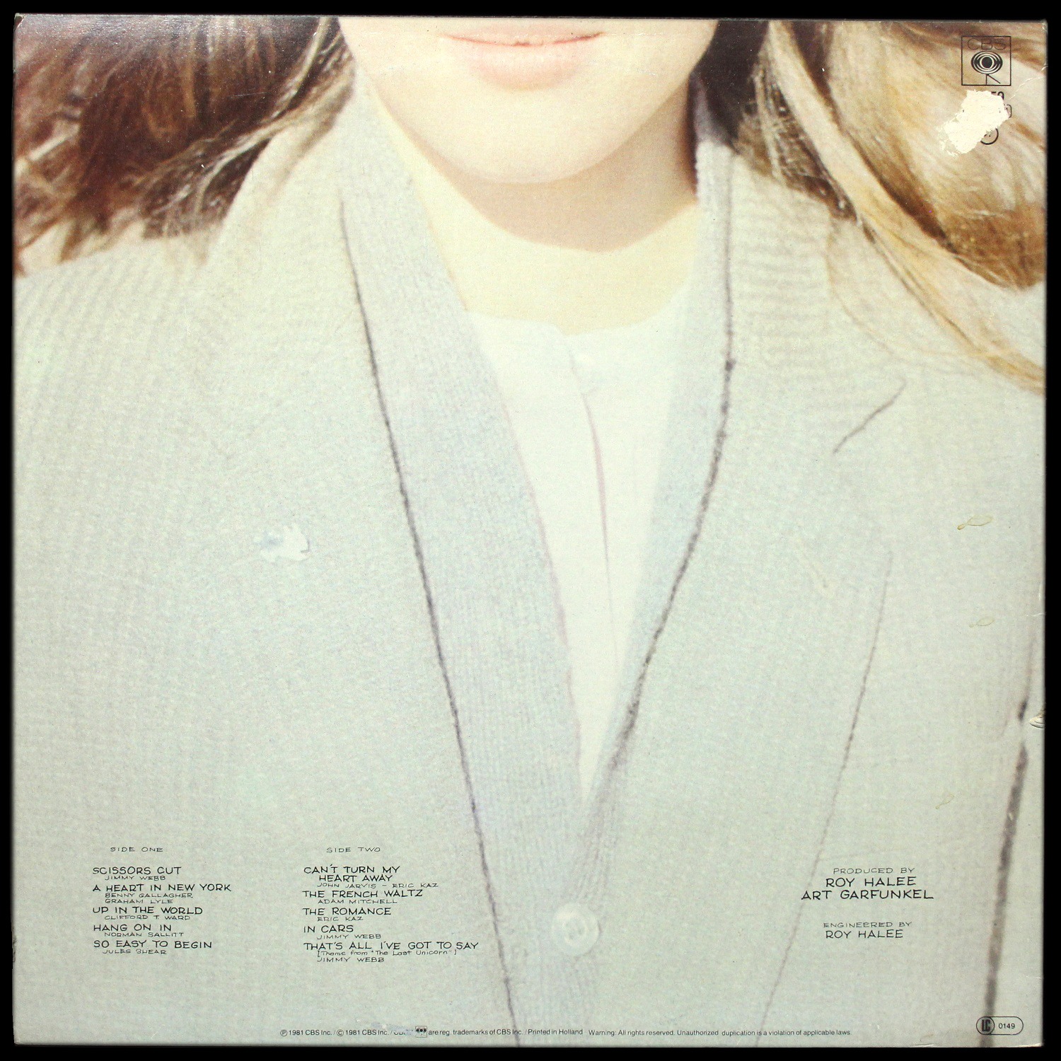 LP Art Garfunkel — Scissors Cut фото 2