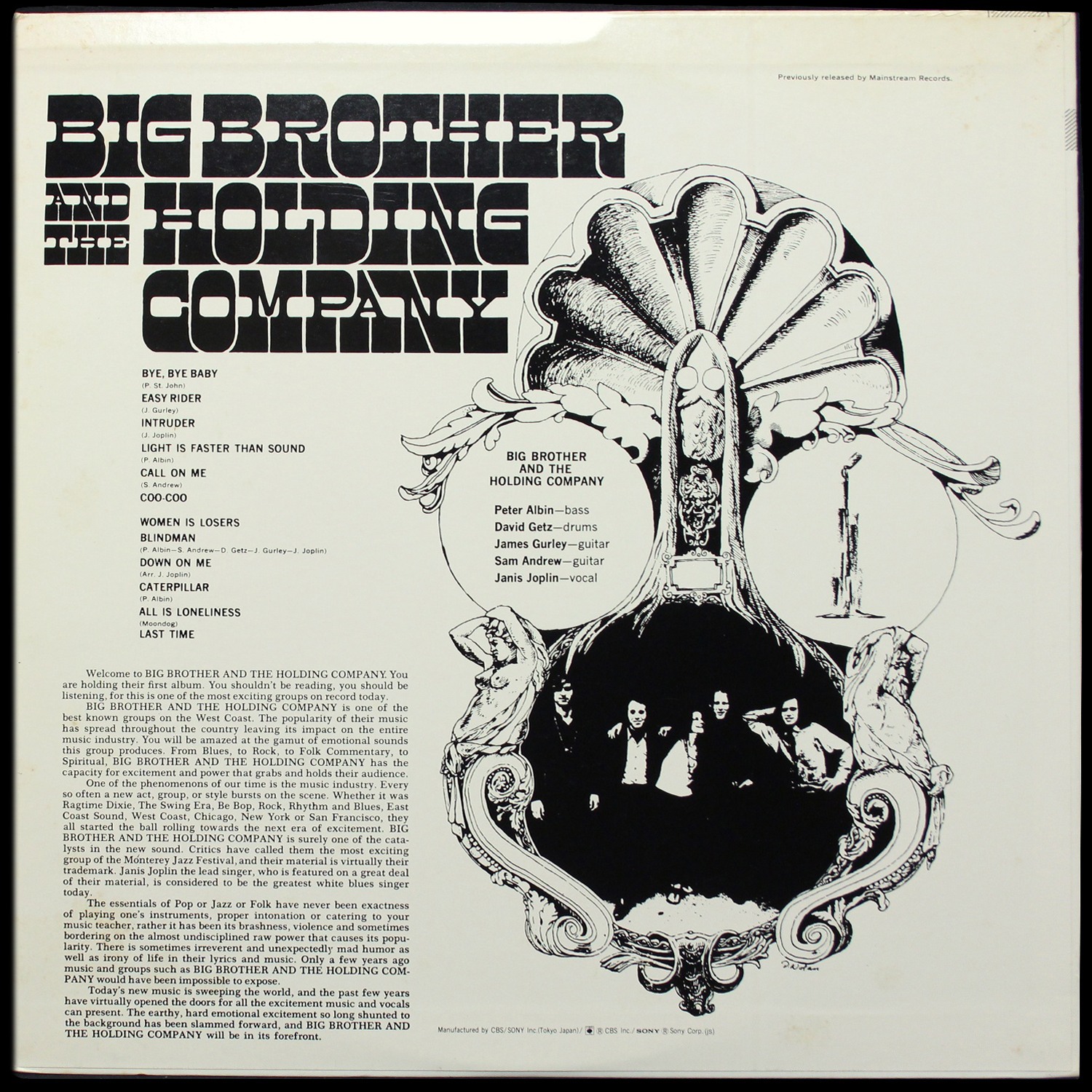 LP Big Brother & Holding Company — Big Brother & Holding Company фото 2