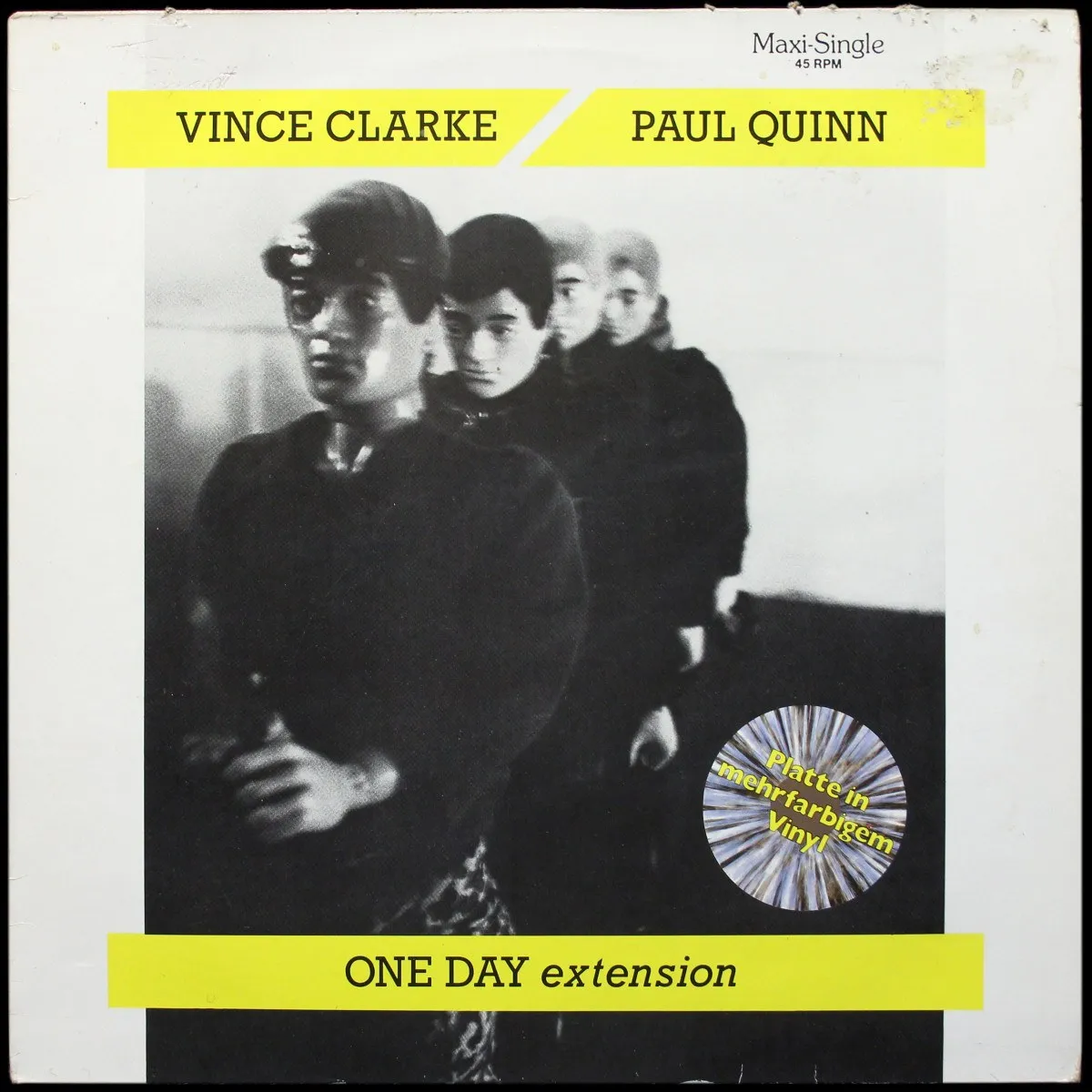 LP Vince Clarke — One Day (Extension) (цветной винил,  макси сингл) фото