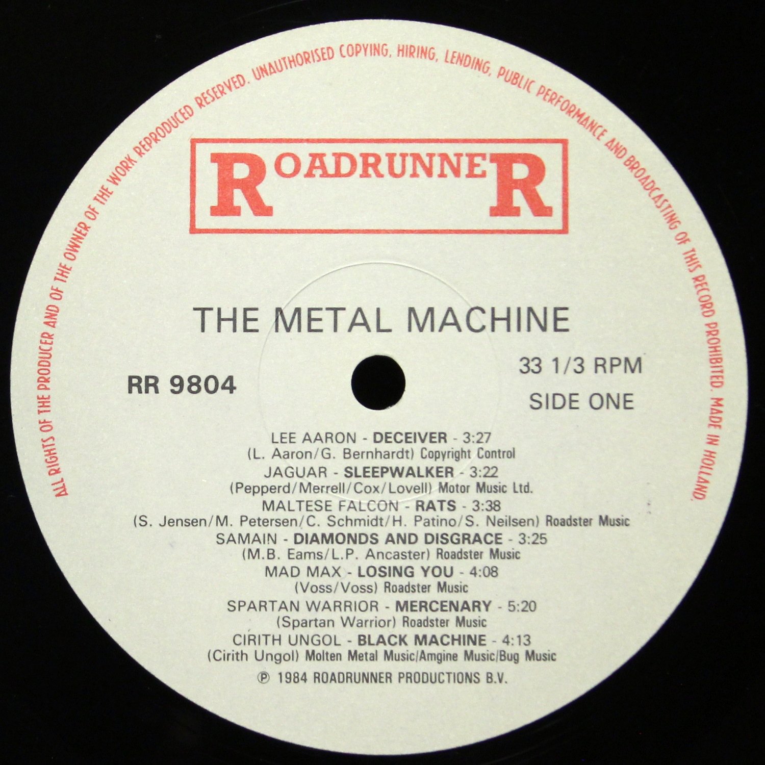 LP V/A — Metal Machine фото 3