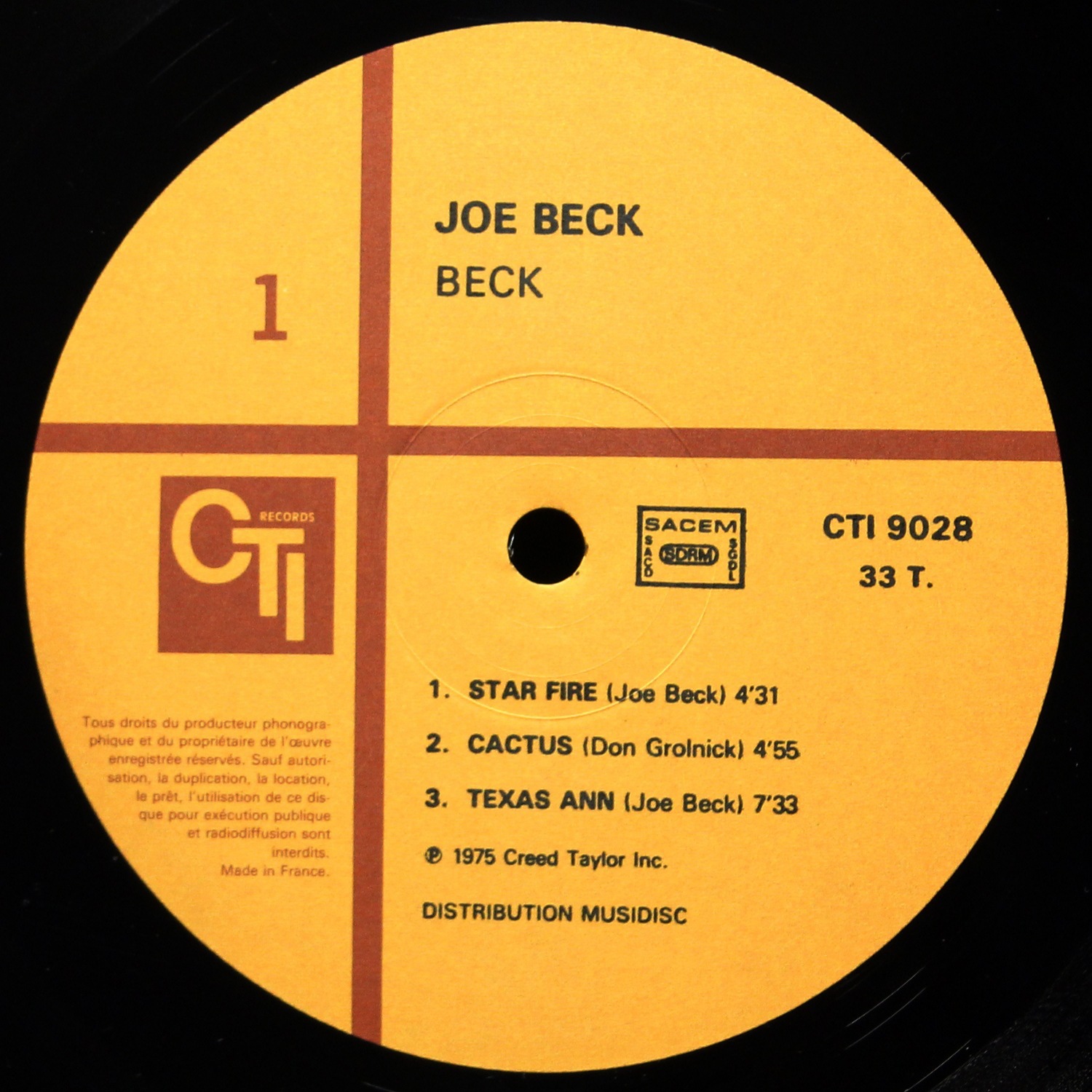 LP Joe Beck — Beck фото 3