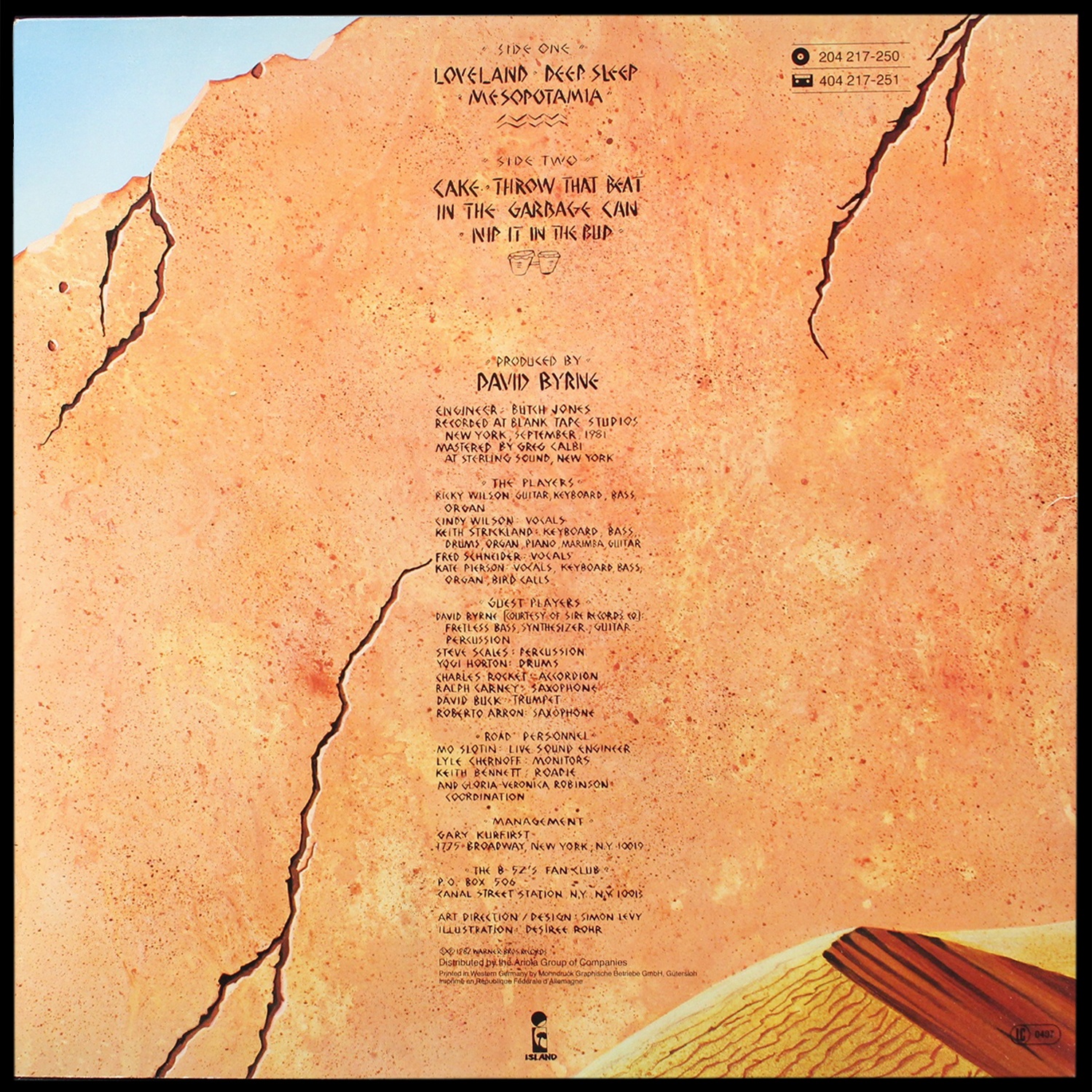 LP B-52's — Mesopotamia фото 2