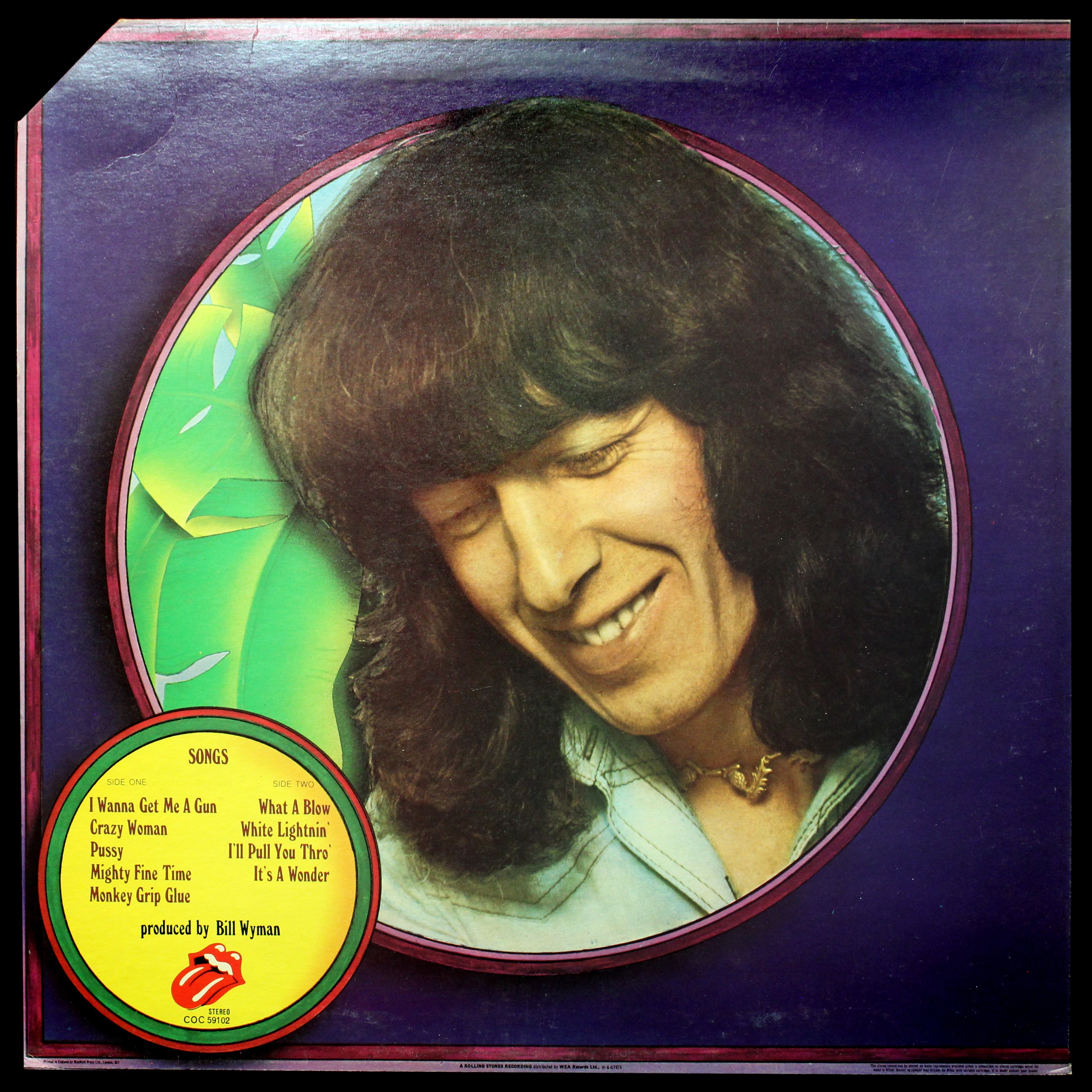 LP Bill Wyman — Monkey Grip фото 2