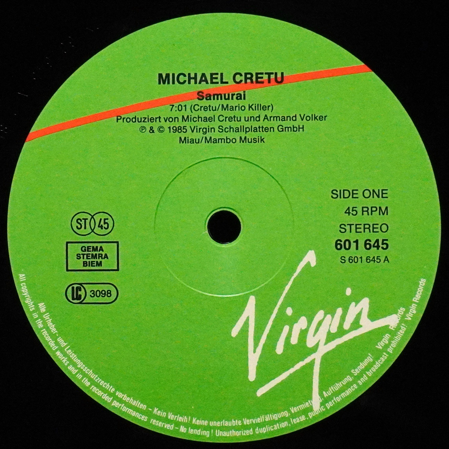 LP Cretu — Samurai (макси сингл) фото 2