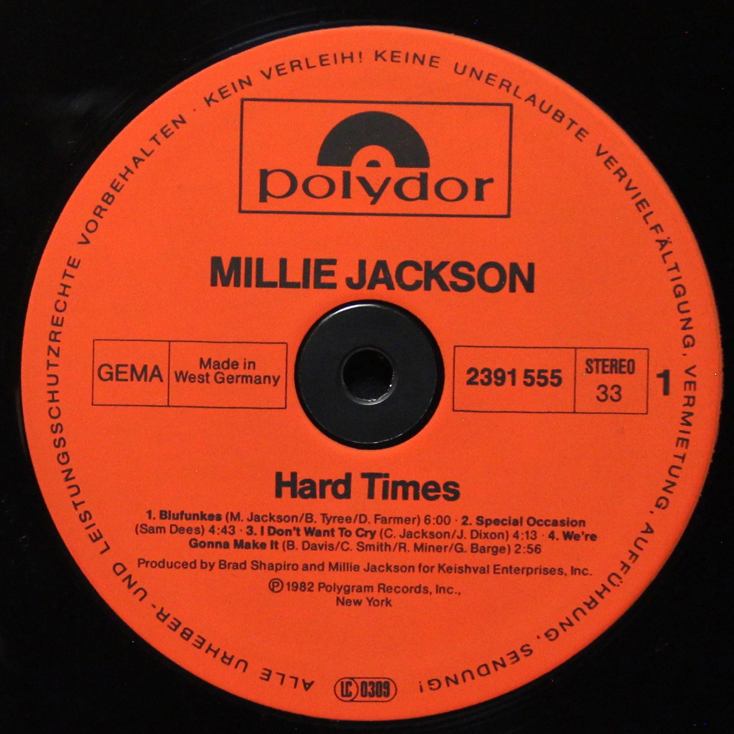 LP Millie Jackson — Hard Times фото 2
