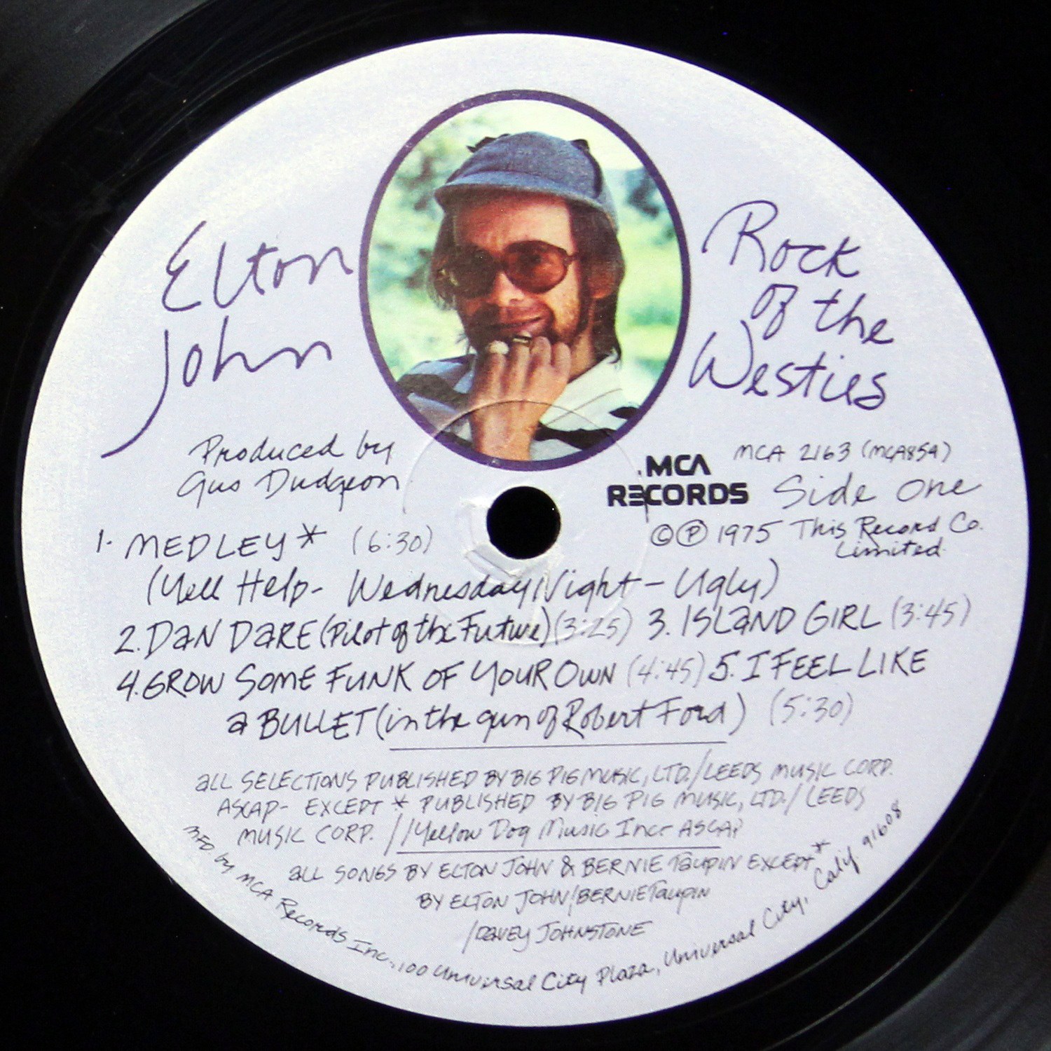 LP Elton John — Rock Of The Westies фото 3